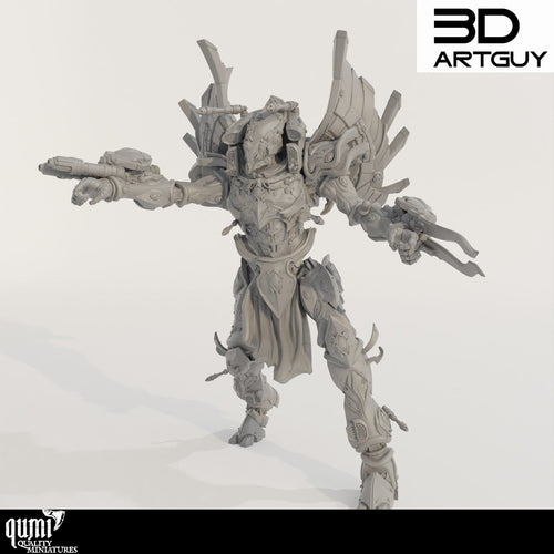 Scifi Sammlerstück Miniatur Weltraumelf Titan Qumi 3D ArtGuy