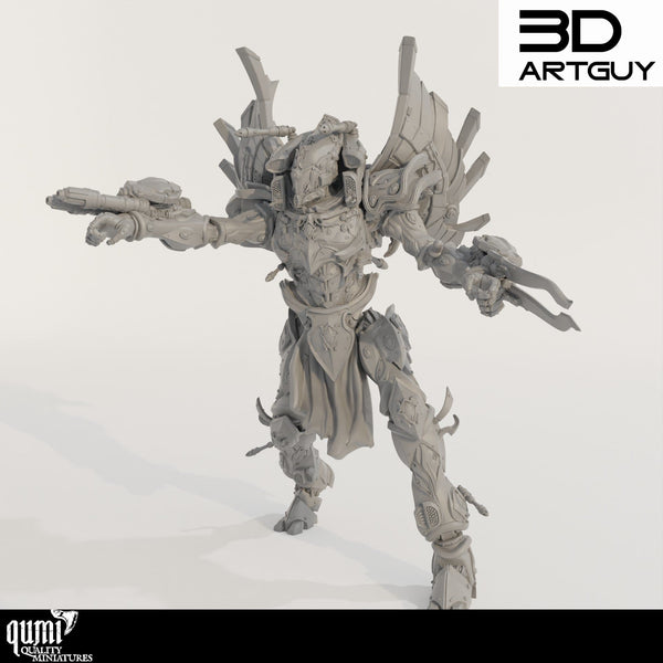 Scifi Sammlerstück Miniatur Weltraumelf Titan Qumi 3D ArtGuy