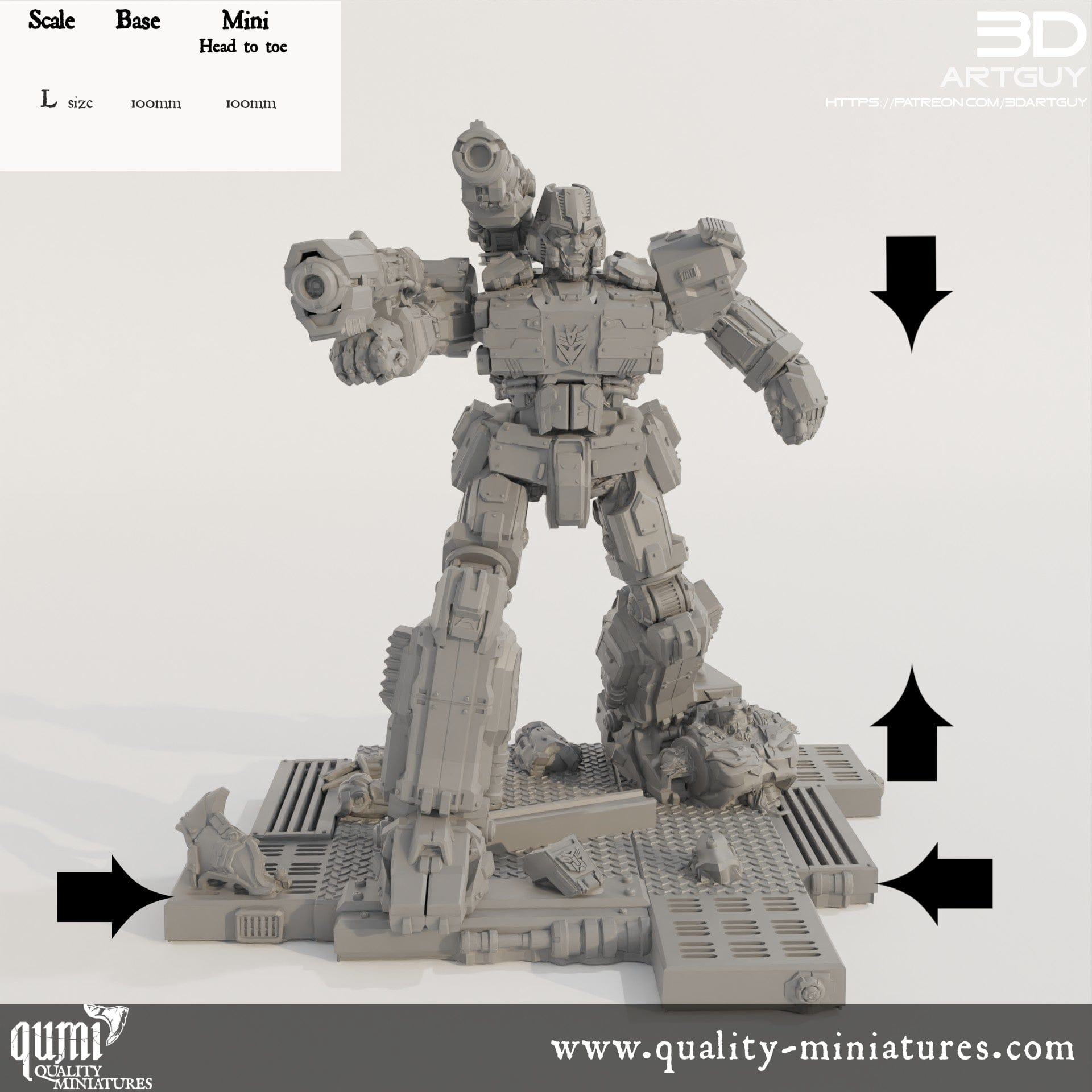 Tabletop RPG Miniature Tank in Disguise - Mini Size L Quality Miniatures - Qumi Wargaming Mini Model Figure