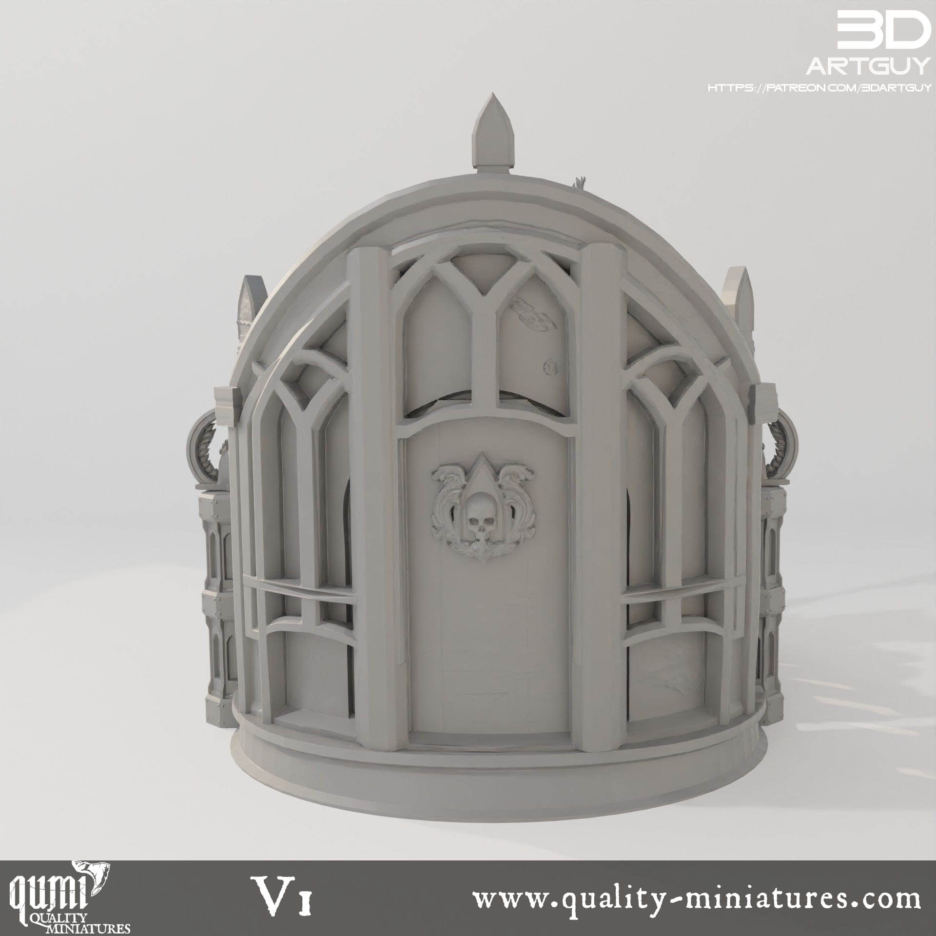 Tabletop RPG Miniature Terrain Space Warrior Emperor Lord Ruler - Qumi Quality Miniatures - Qumi Wargaming Mini Model Figure