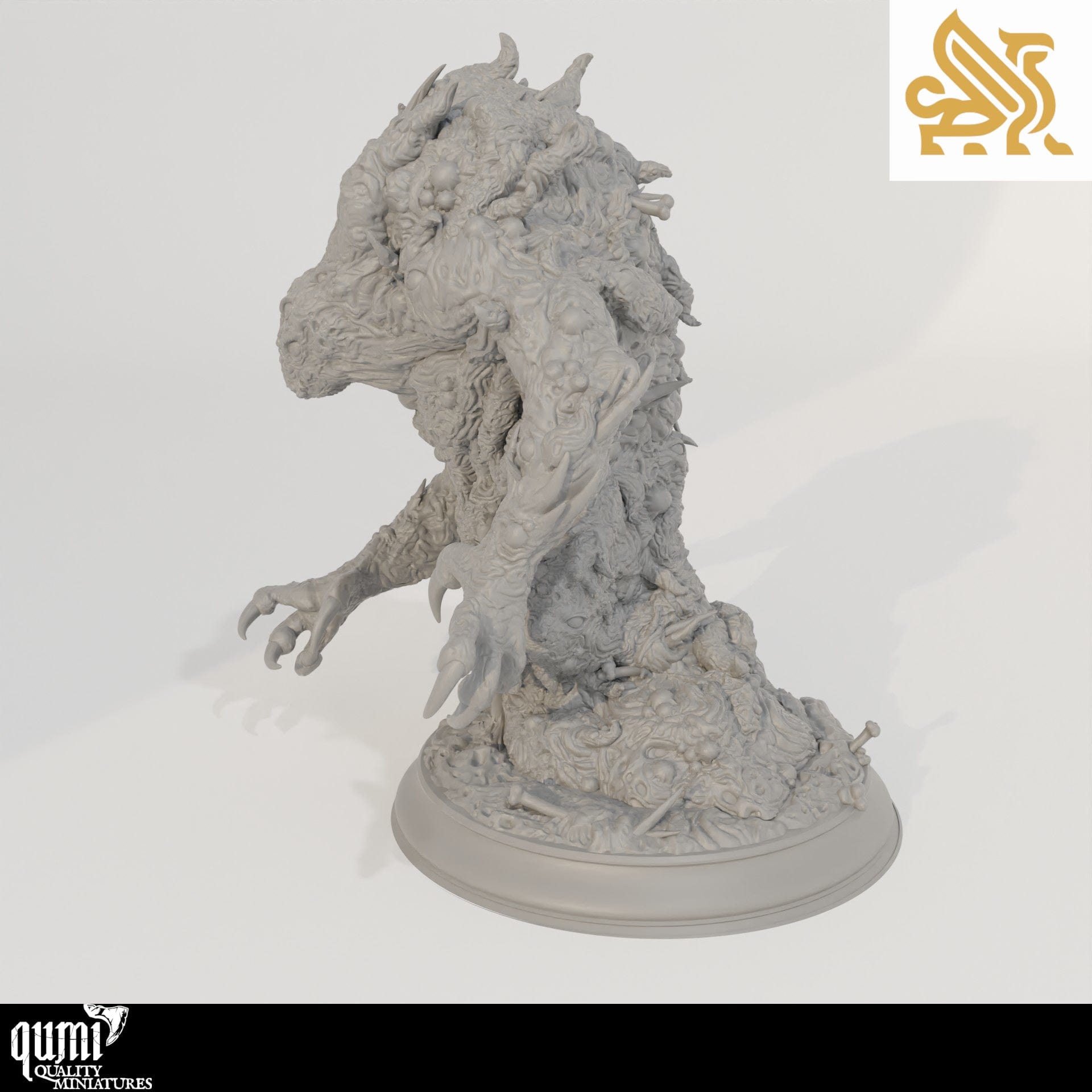 Tabletop RPG Miniature The Amalgamation - 32mm - Qumi - DM Stash Quality Miniatures - Qumi Wargaming Mini Model Figure