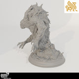 Monster Tabletop Miniature - The Amalgamation by Qumi, 3D printed resin tabletop miniature for RPGs, wargaming and painting