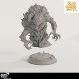 Monster Tabletop Miniature - The Amalgamation by Qumi, 3D printed resin tabletop miniature for RPGs, wargaming and painting