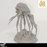 Side profile view of the Mind Walker monster miniature on its detailed base
