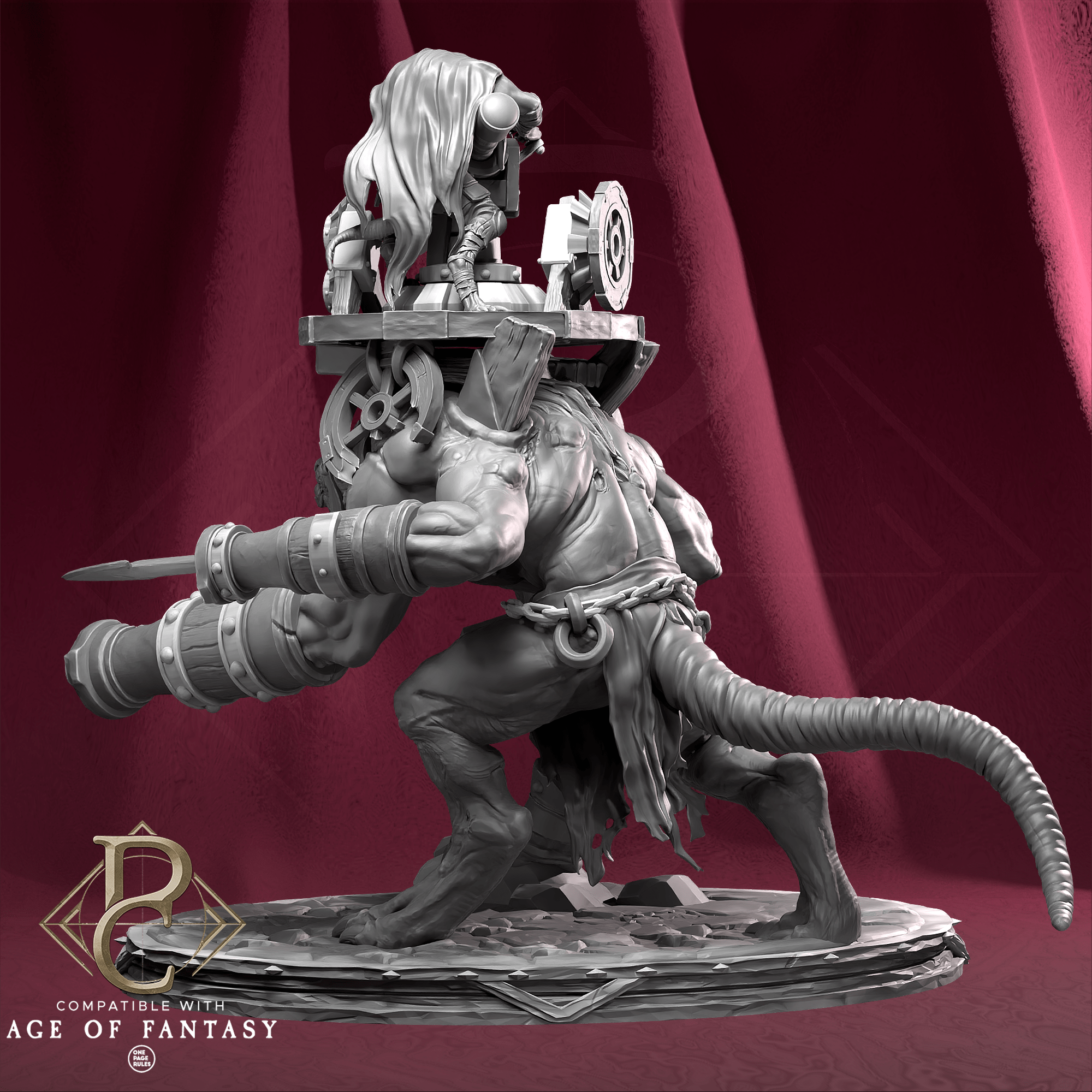 Tabletop RPG Miniature The Ratstroyer Qumi - Parasite Collectibles Quality Miniatures - Qumi Wargaming Mini Model Figure