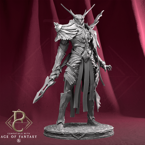 Humanoider Druide Grüner Wächter 32mm Parasite Collectibles