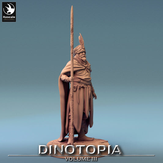Tabletop RPG Miniature Tower Lord - 32mm Qumi - Rescale Miniatures Quality Miniatures - Qumi Wargaming Mini Model Figure