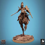 Velocisaurus Dinosaur Tabletop Miniature by Qumi, 3D printed resin tabletop miniature for RPGs, wargaming and painting