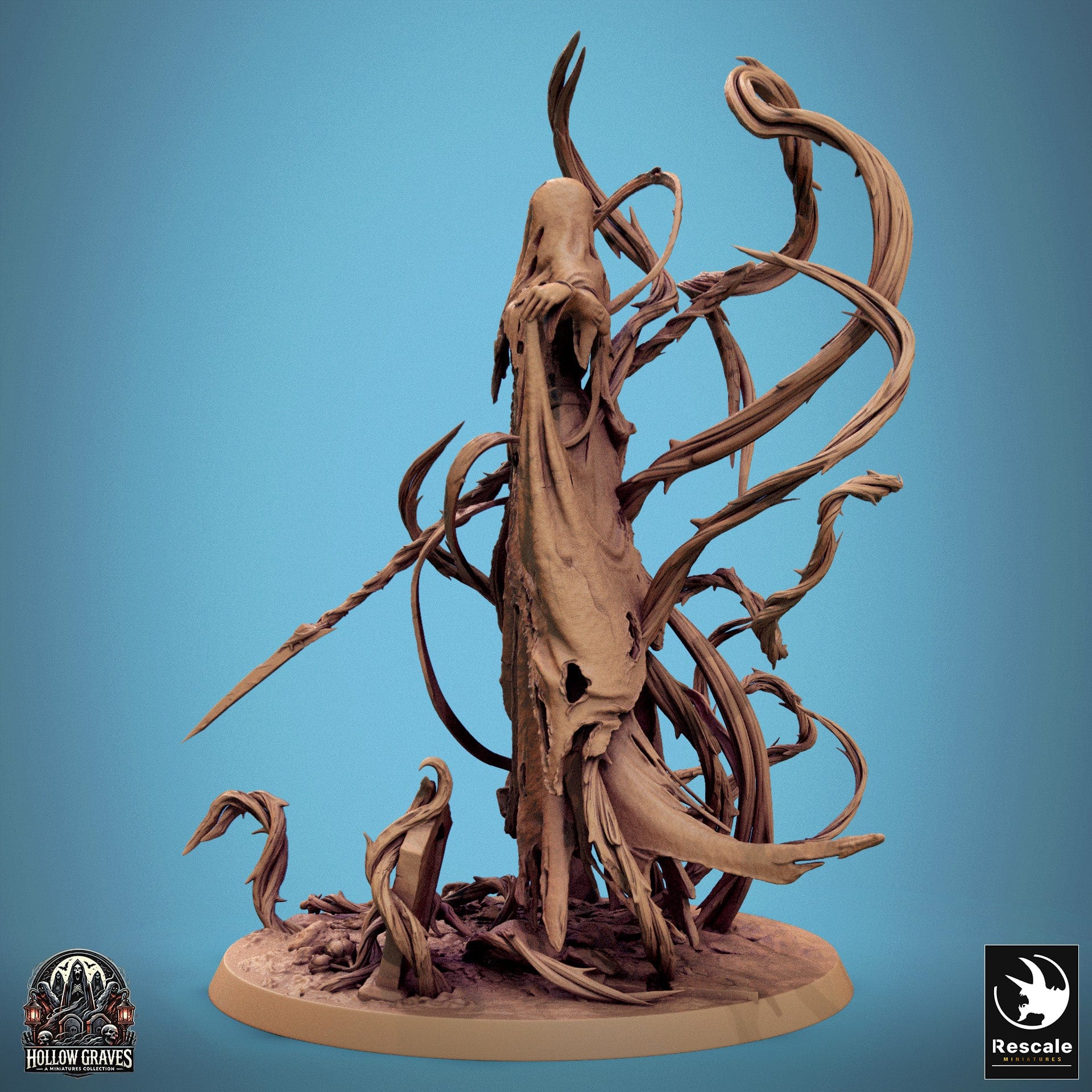 Tabletop RPG Miniature Vengeful Banshee - 32mm Qumi Rescale Miniatures Quality Miniatures - Qumi Wargaming Mini Model Figure