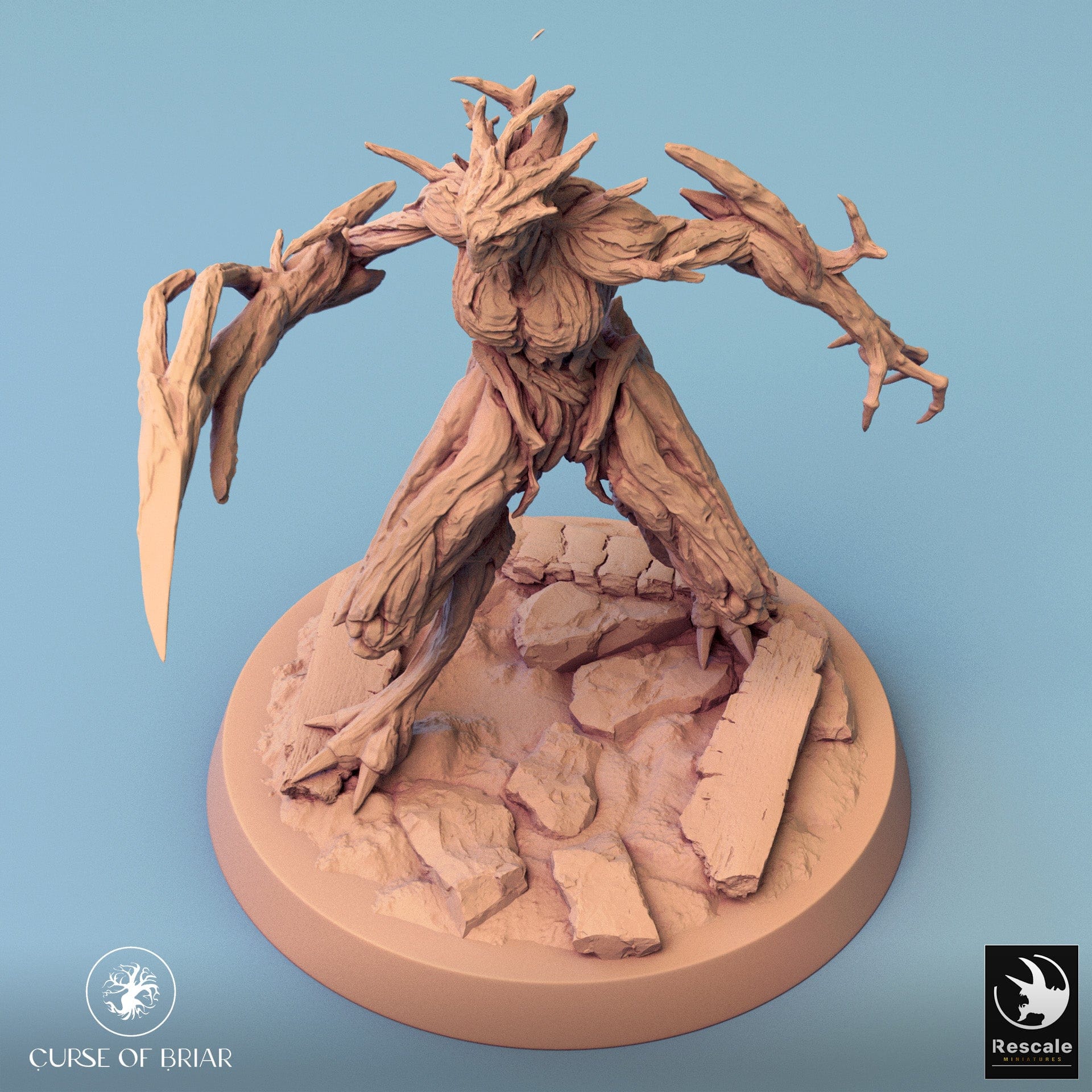 Tabletop RPG Miniature Woodfey - 32mm Qumi - Rescale Miniatures Quality Miniatures - Qumi Wargaming Mini Model Figure