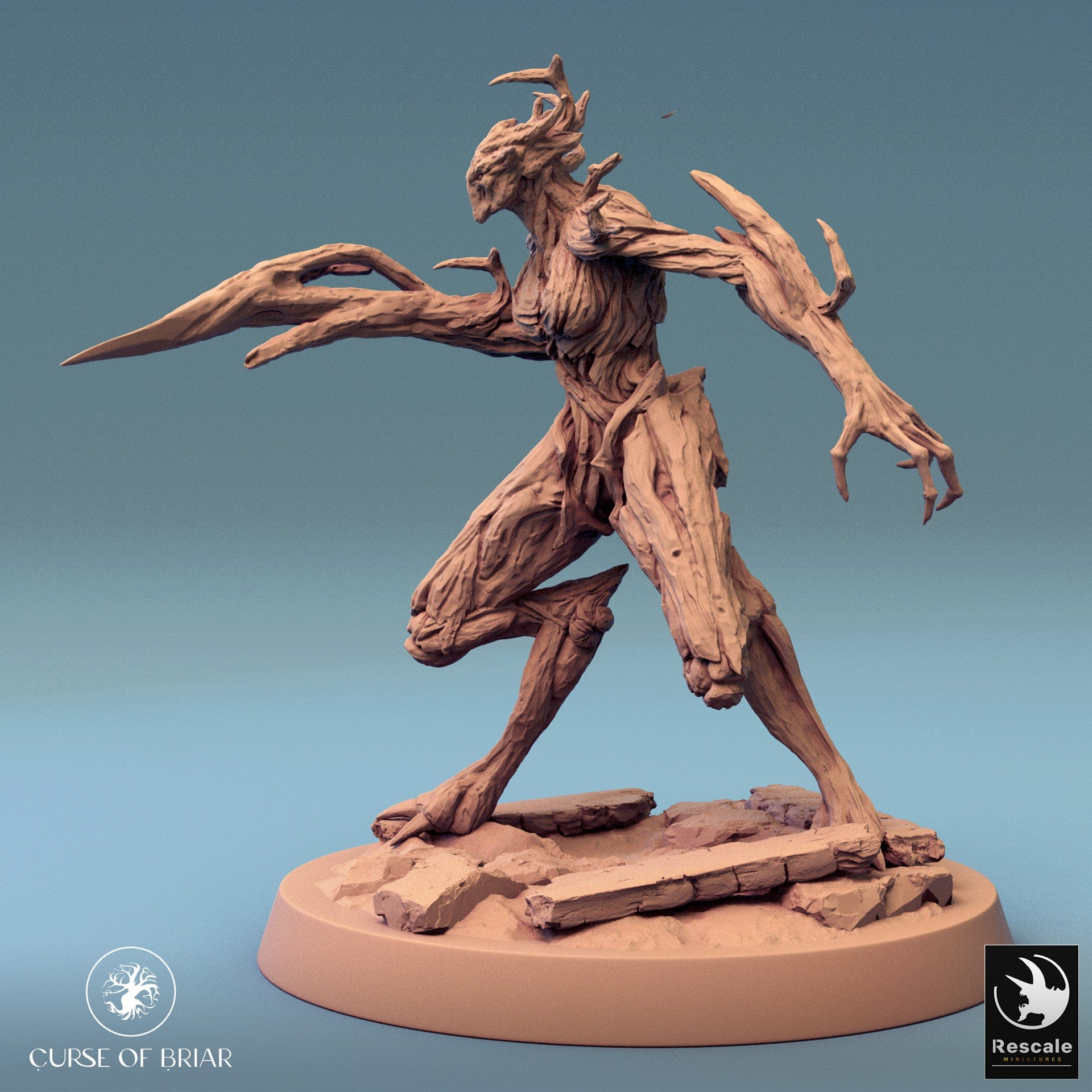 Tabletop RPG Miniature Woodfey - 32mm Qumi - Rescale Miniatures Quality Miniatures - Qumi Wargaming Mini Model Figure