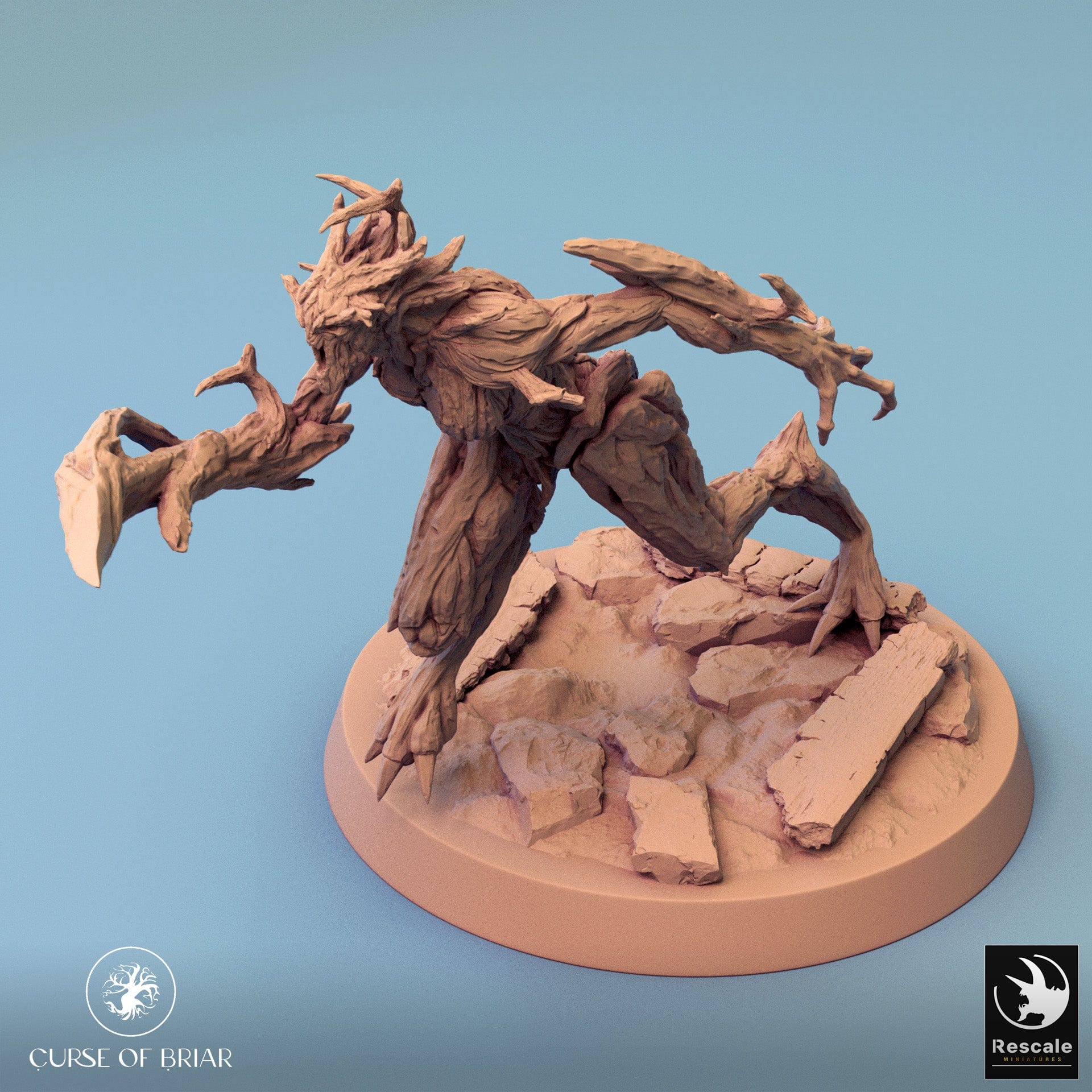 Tabletop RPG Miniature Woodfey - 32mm Qumi - Rescale Miniatures Quality Miniatures - Qumi Wargaming Mini Model Figure