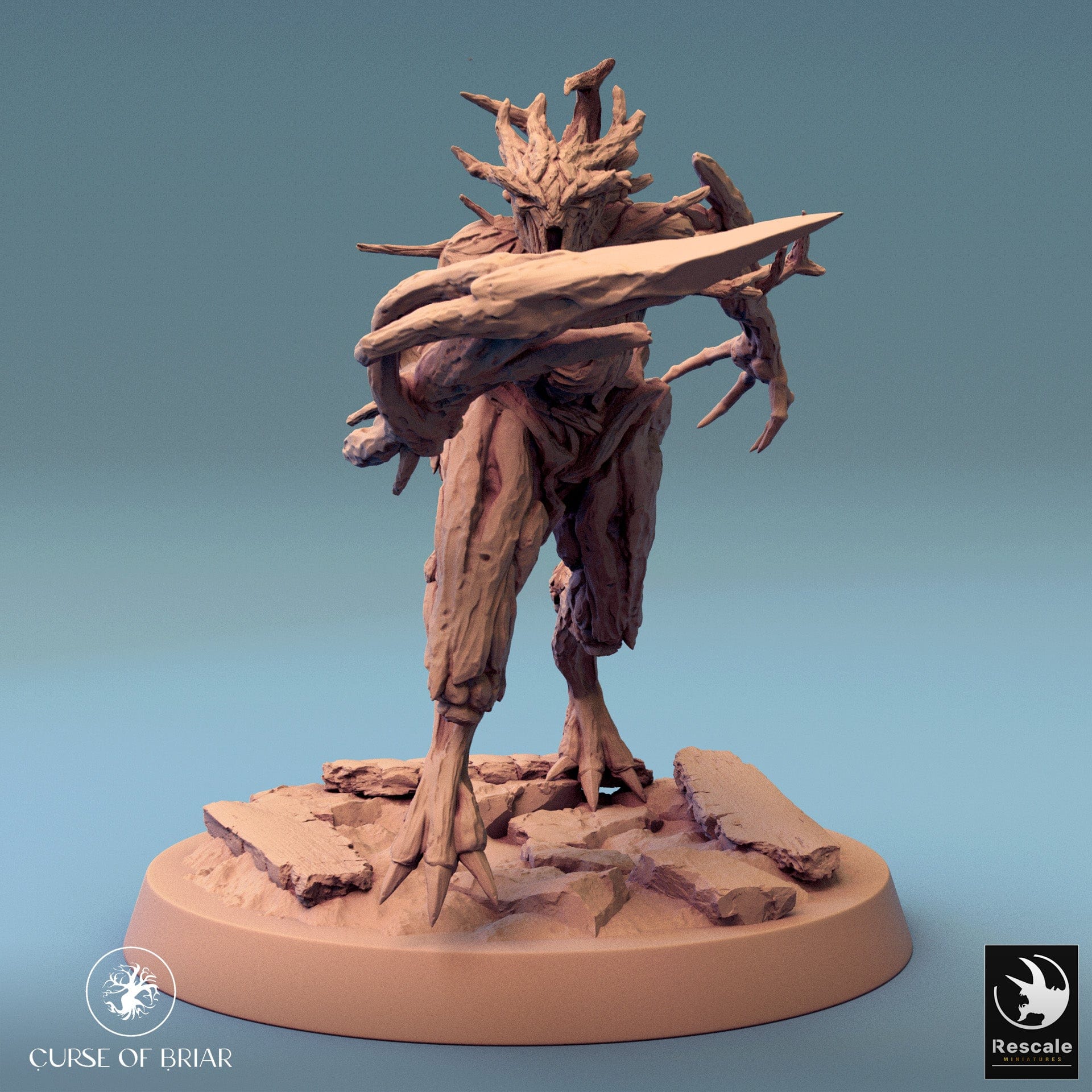 Tabletop RPG Miniature Woodfey - 32mm Qumi - Rescale Miniatures Quality Miniatures - Qumi Wargaming Mini Model Figure