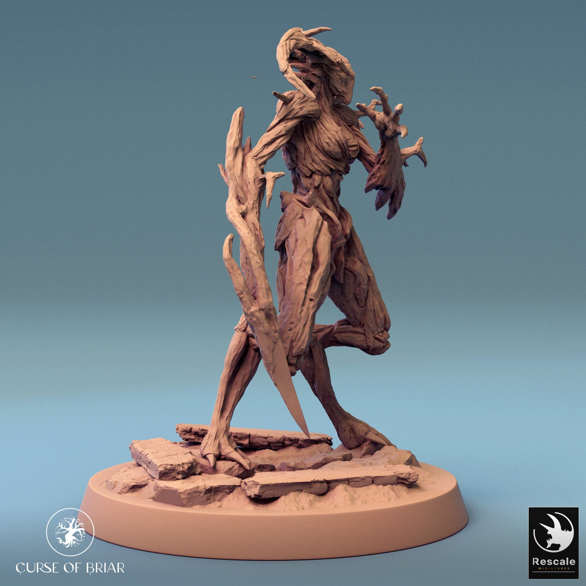 Tabletop RPG Miniature Woodfey - 32mm Qumi - Rescale Miniatures Quality Miniatures - Qumi Wargaming Mini Model Figure
