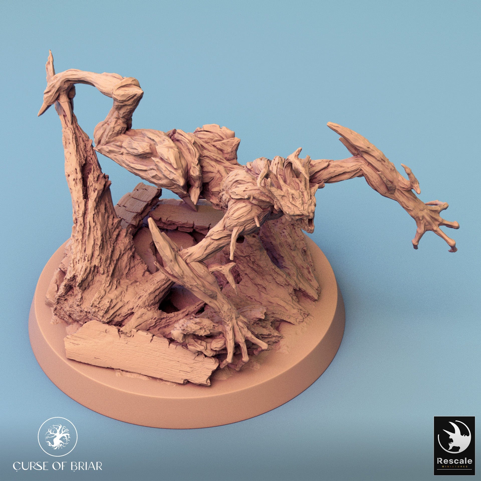 Tabletop RPG Miniature Woodfey - 32mm Qumi - Rescale Miniatures Quality Miniatures - Qumi Wargaming Mini Model Figure
