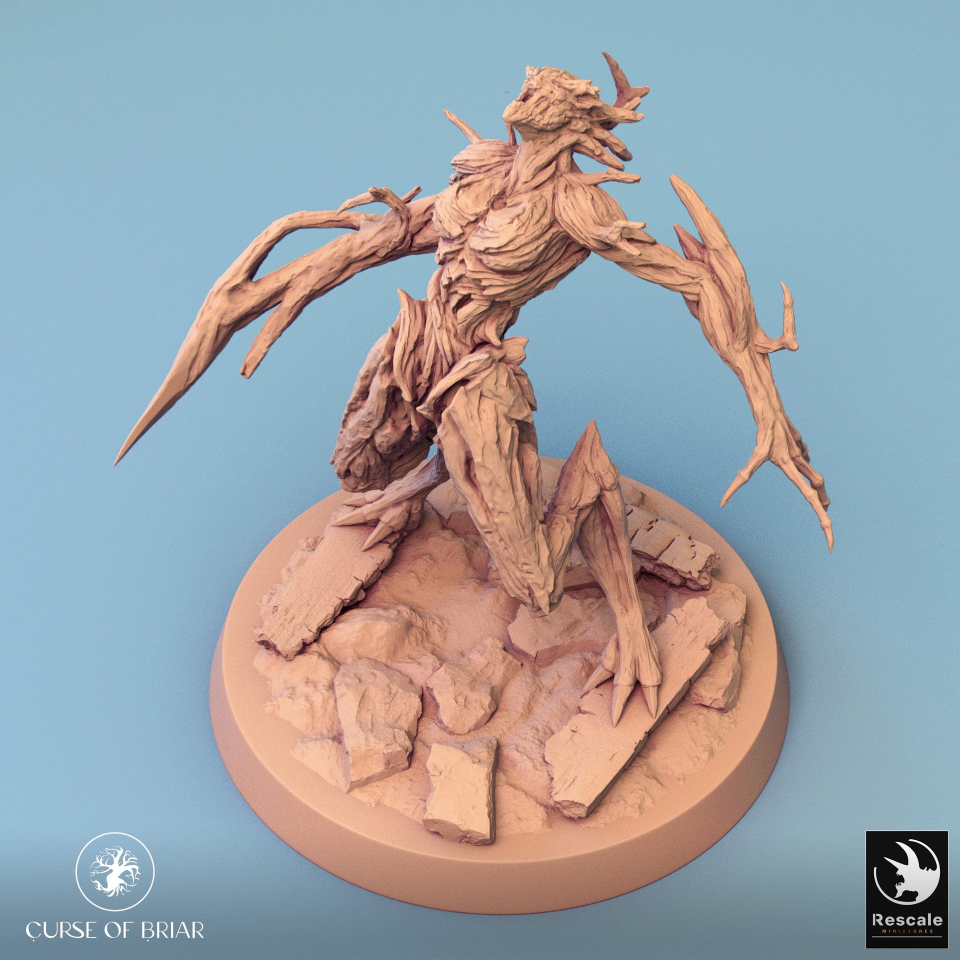 Tabletop RPG Miniature Woodfey - 32mm Qumi - Rescale Miniatures Quality Miniatures - Qumi Wargaming Mini Model Figure