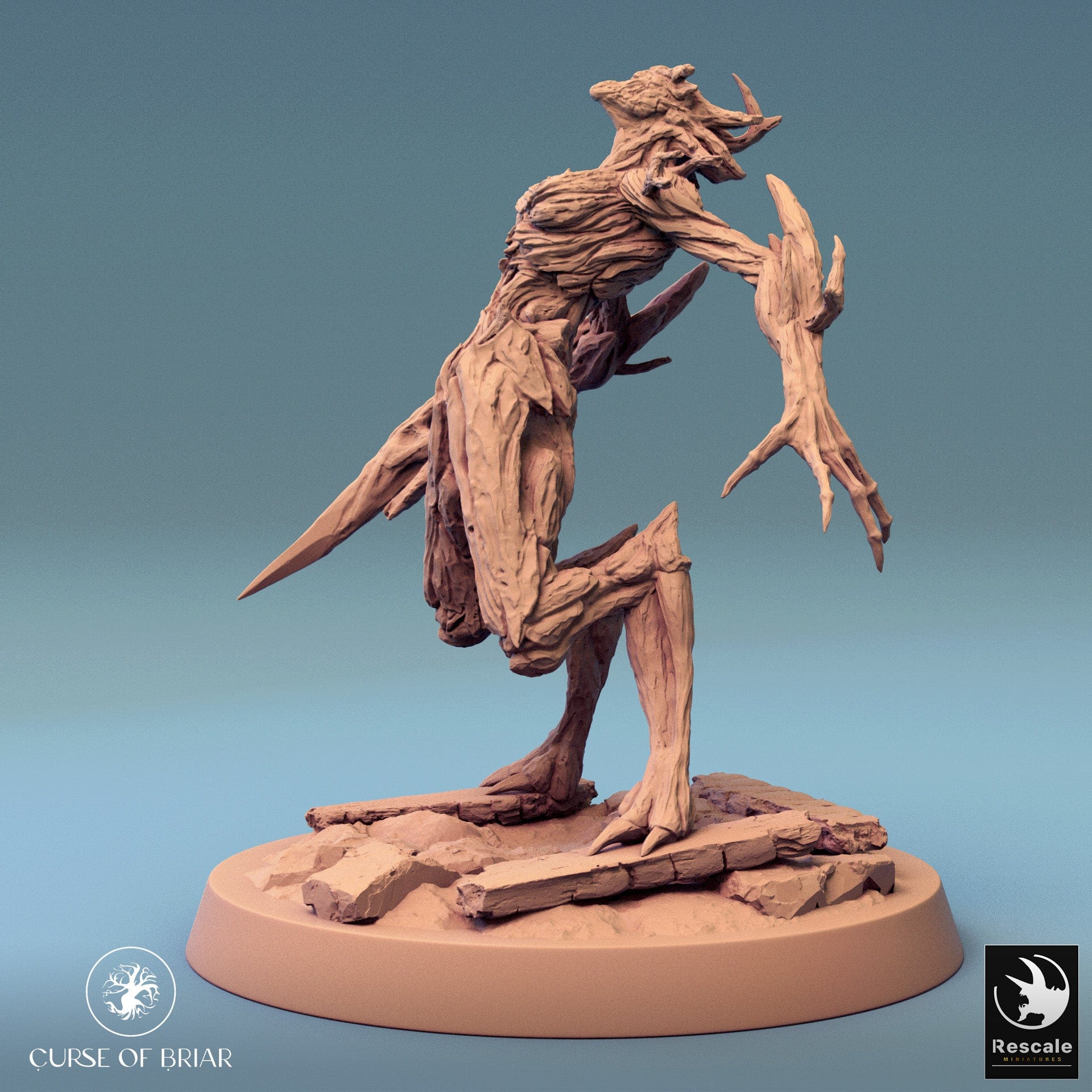 Tabletop RPG Miniature Woodfey - 32mm Qumi - Rescale Miniatures Quality Miniatures - Qumi Wargaming Mini Model Figure
