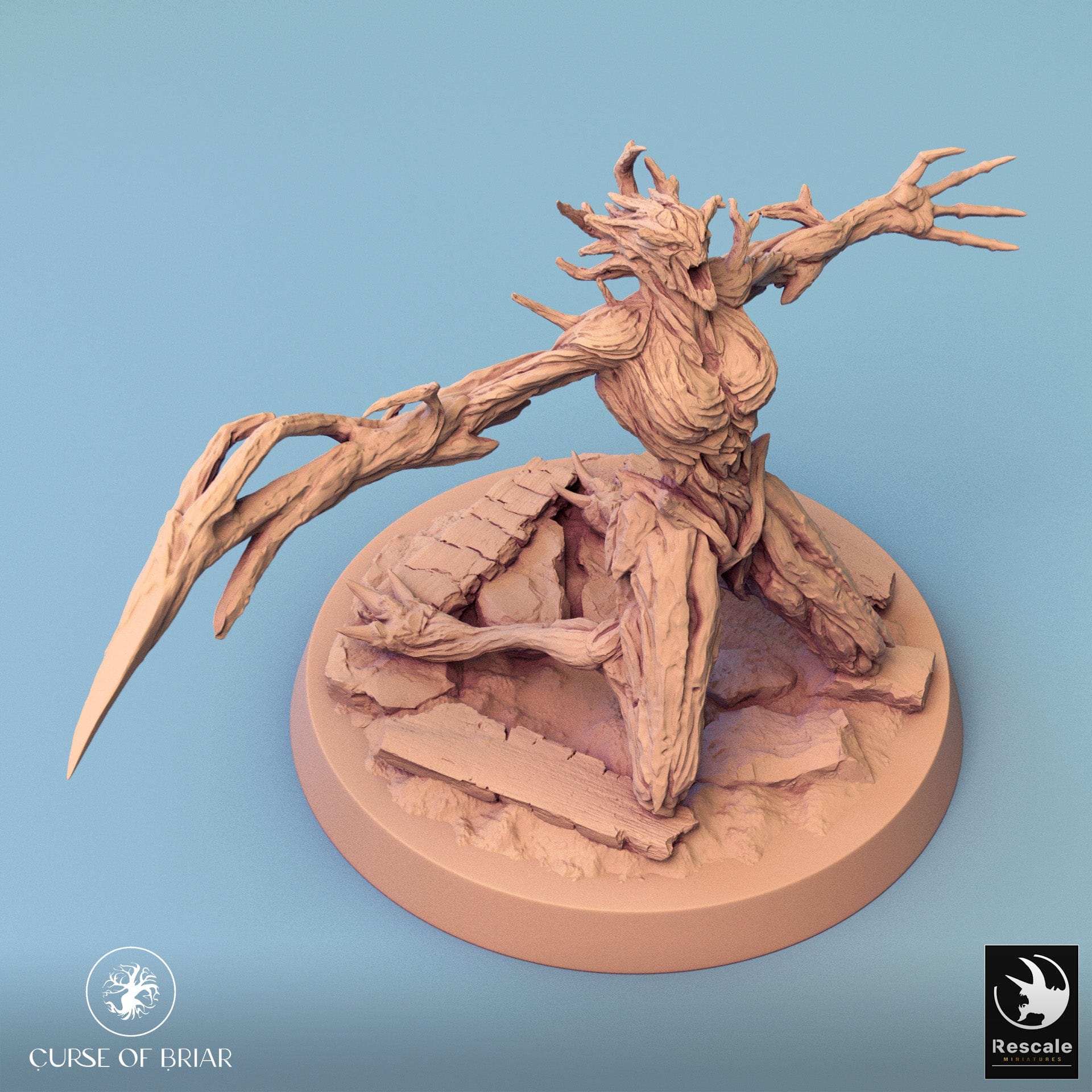 Tabletop RPG Miniature Woodfey - 32mm Qumi - Rescale Miniatures Quality Miniatures - Qumi Wargaming Mini Model Figure