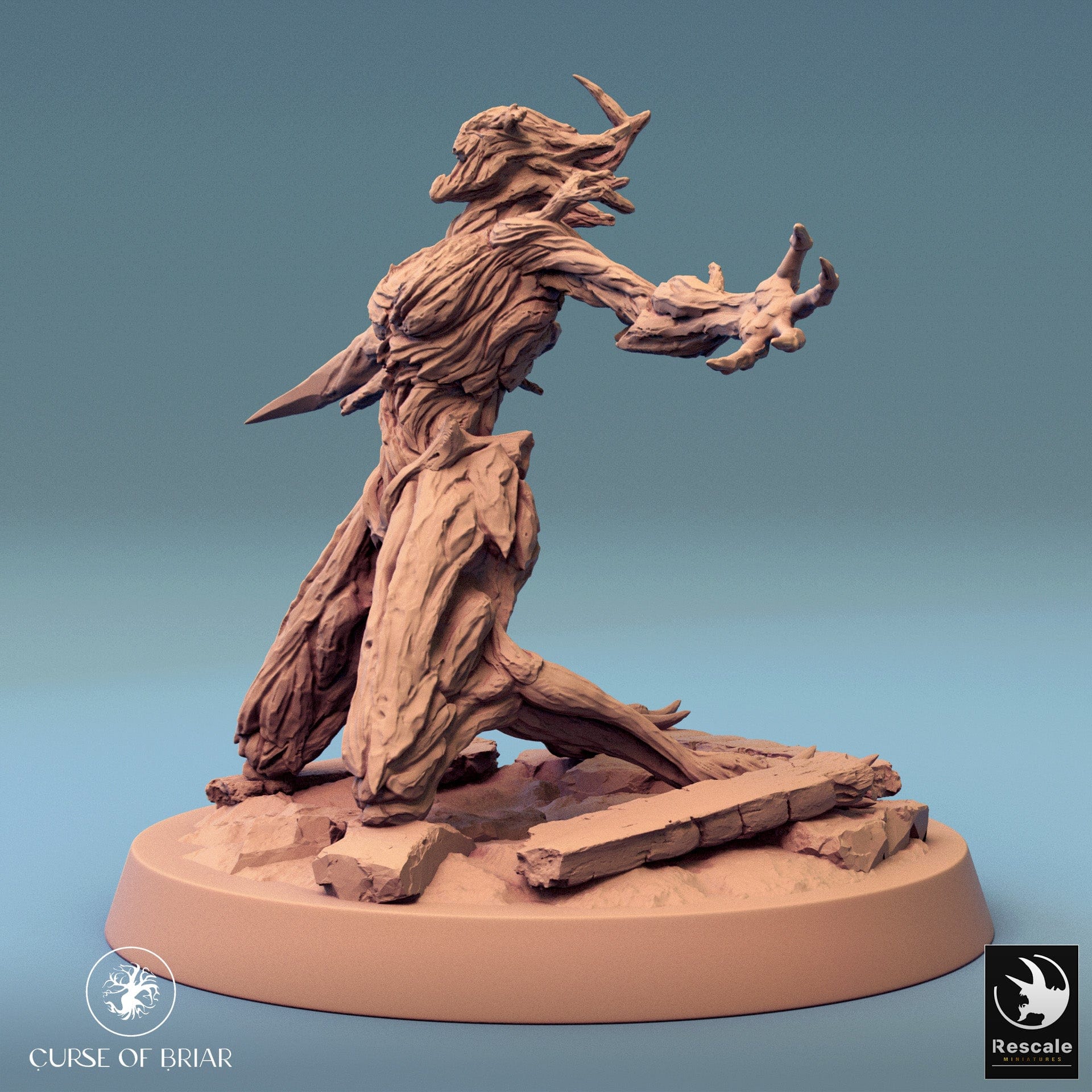 Tabletop RPG Miniature Woodfey - 32mm Qumi - Rescale Miniatures Quality Miniatures - Qumi Wargaming Mini Model Figure