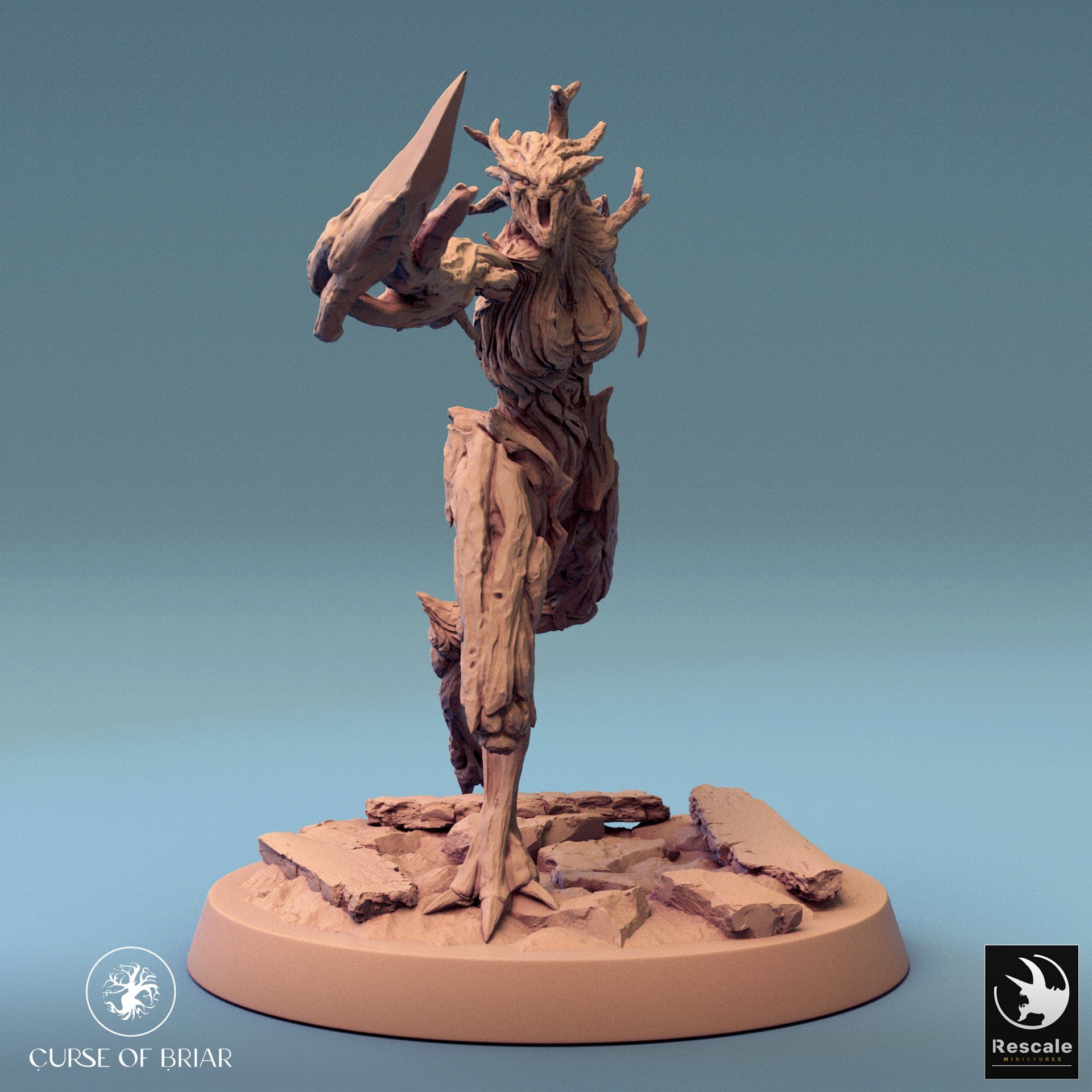 Tabletop RPG Miniature Woodfey - 32mm Qumi - Rescale Miniatures Quality Miniatures - Qumi Wargaming Mini Model Figure