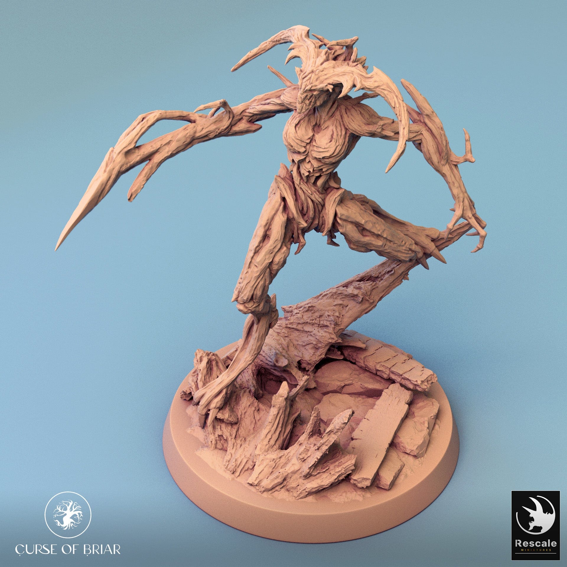 Tabletop RPG Miniature Woodfey - 32mm Qumi - Rescale Miniatures Quality Miniatures - Qumi Wargaming Mini Model Figure