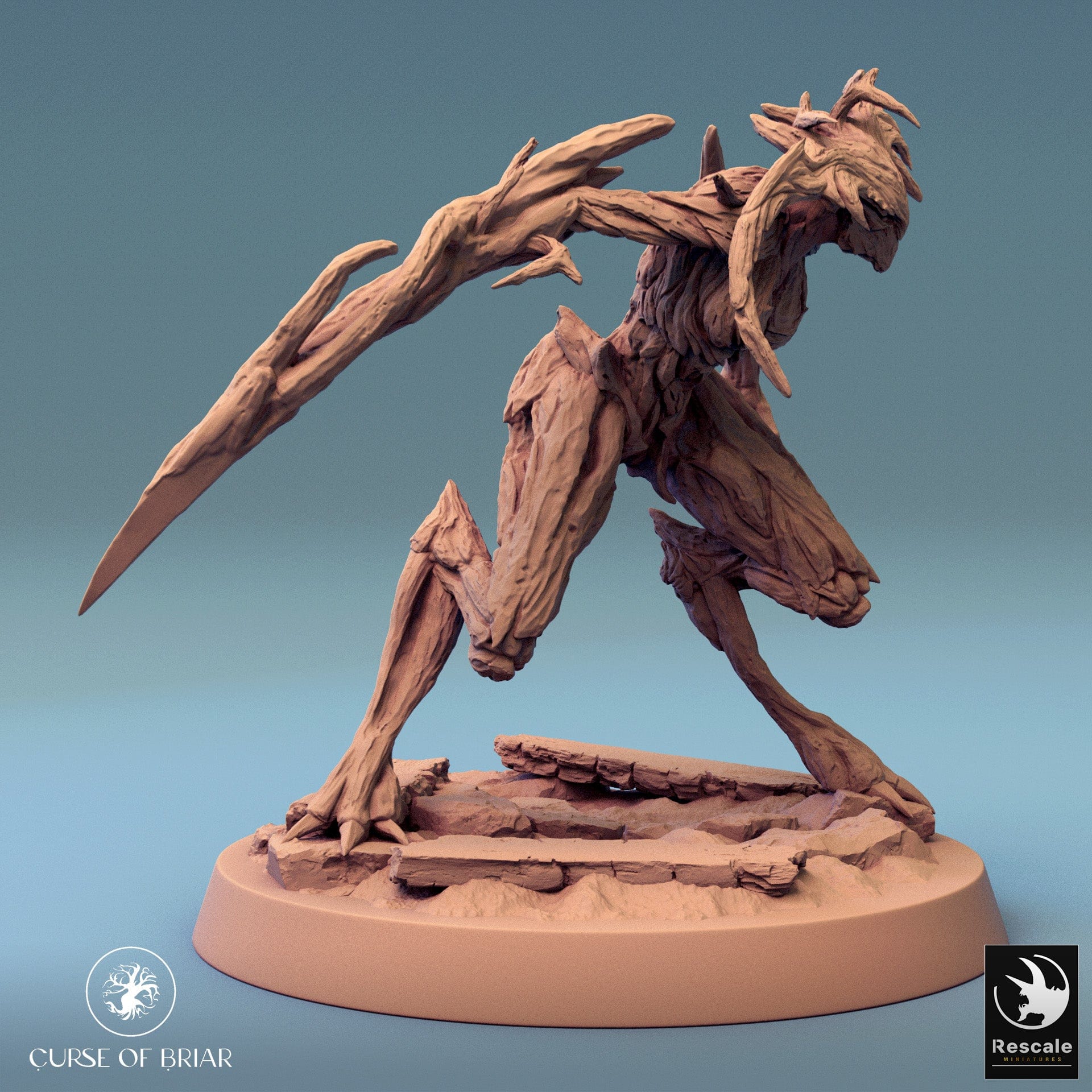 Tabletop RPG Miniature Woodfey - 32mm Qumi - Rescale Miniatures Quality Miniatures - Qumi Wargaming Mini Model Figure