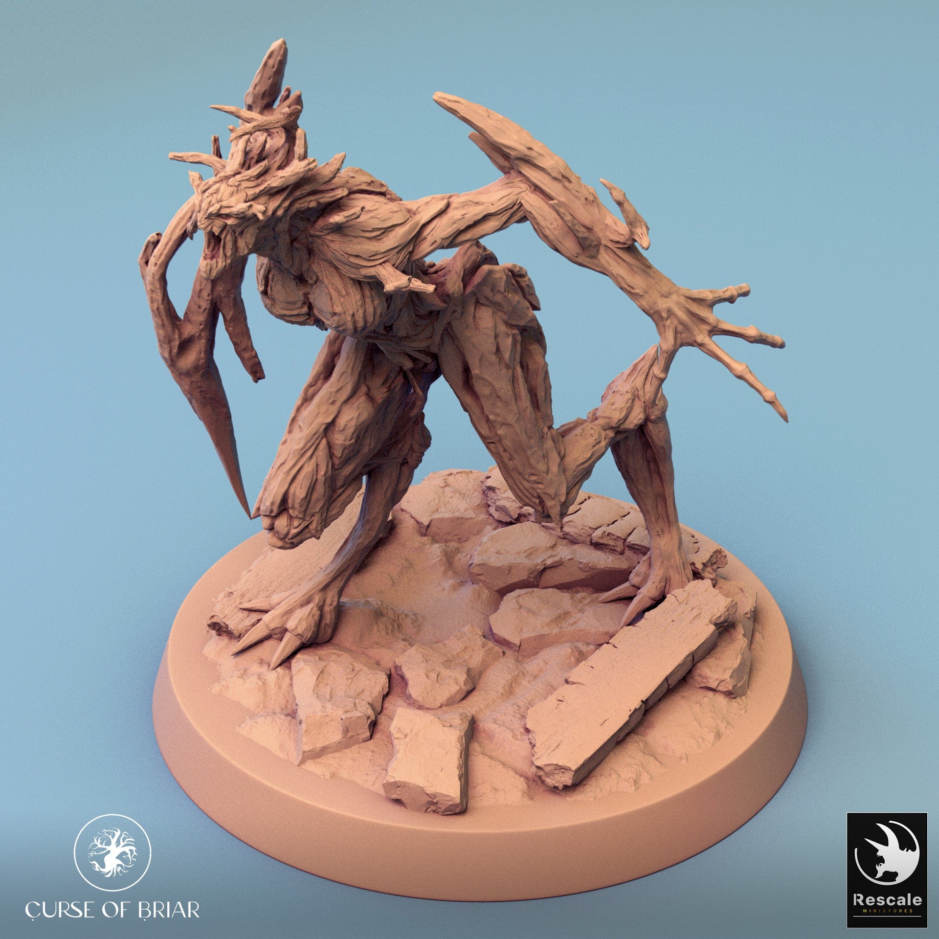 Tabletop RPG Miniature Woodfey - 32mm Qumi - Rescale Miniatures Quality Miniatures - Qumi Wargaming Mini Model Figure