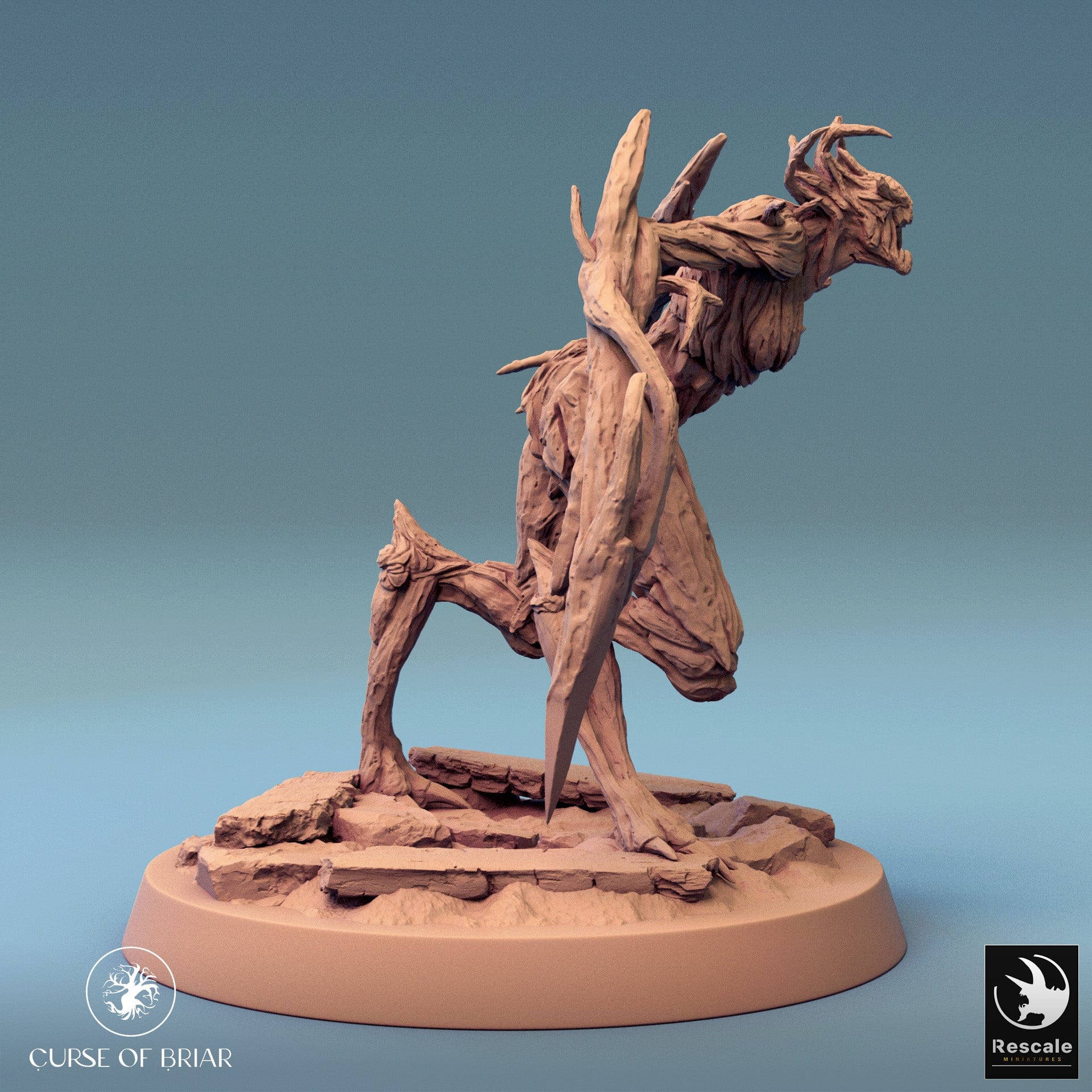 Tabletop RPG Miniature Woodfey - 32mm Qumi - Rescale Miniatures Quality Miniatures - Qumi Wargaming Mini Model Figure