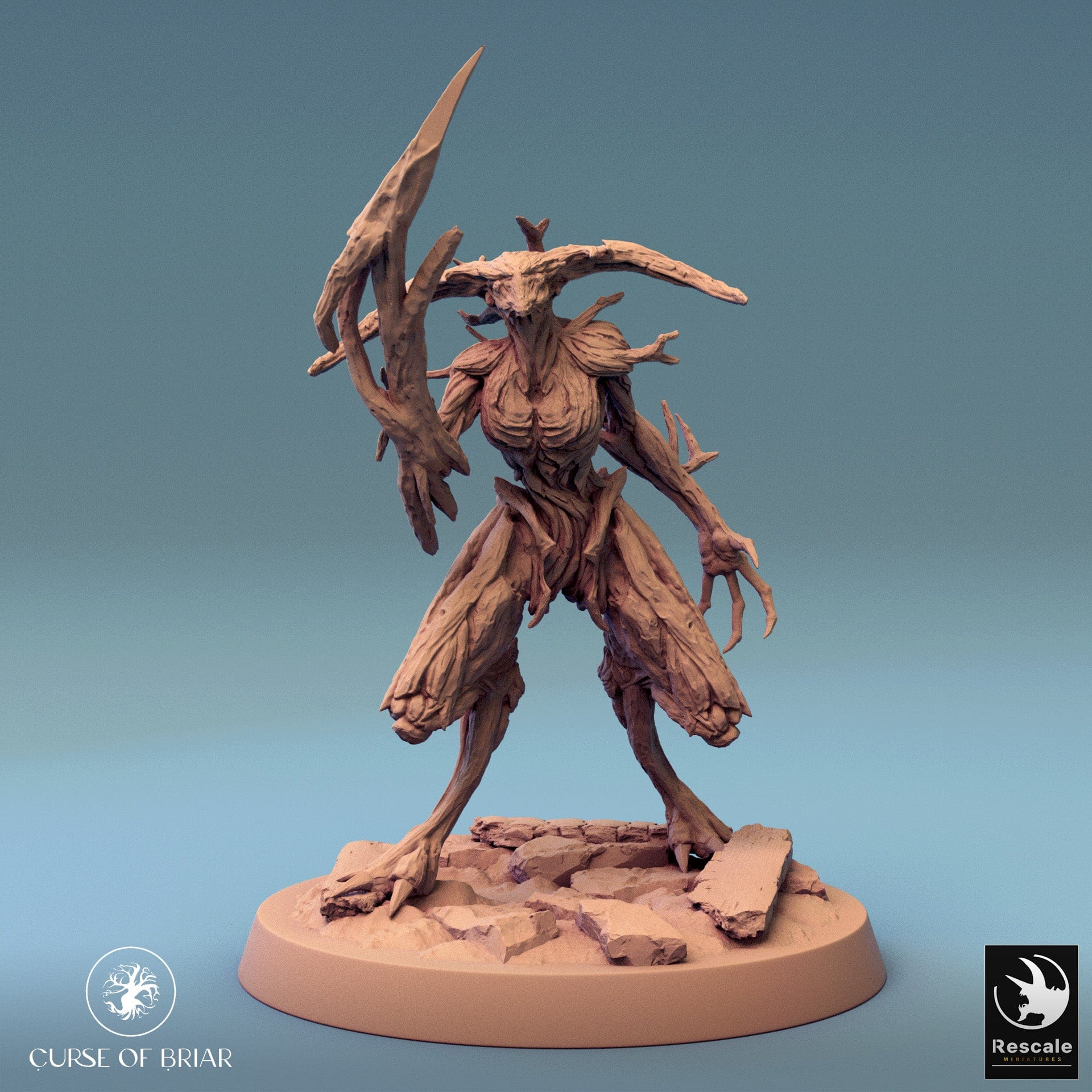 Tabletop RPG Miniature Woodfey - 32mm Qumi - Rescale Miniatures Quality Miniatures - Qumi Wargaming Mini Model Figure