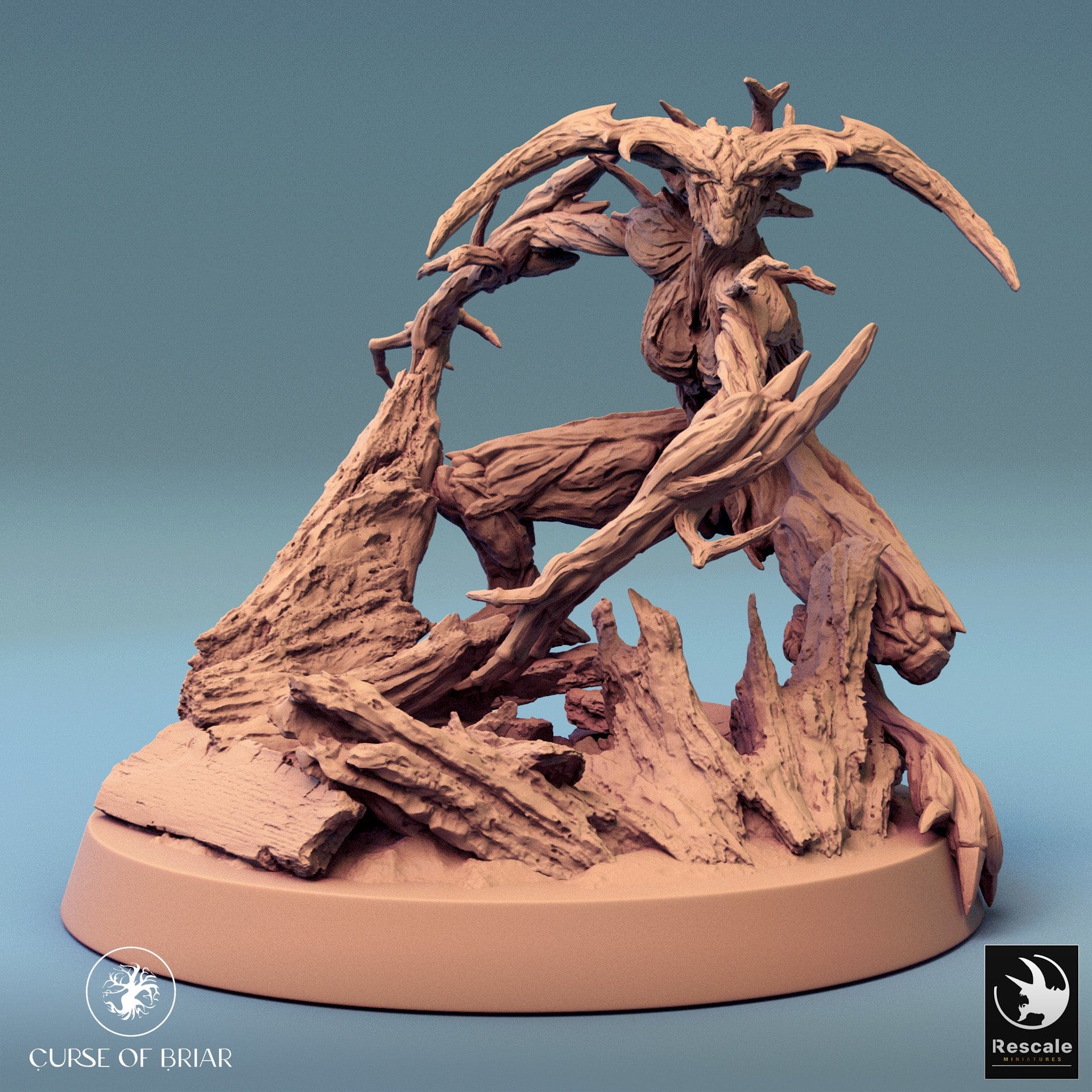Tabletop RPG Miniature Woodfey - 32mm Qumi - Rescale Miniatures Quality Miniatures - Qumi Wargaming Mini Model Figure