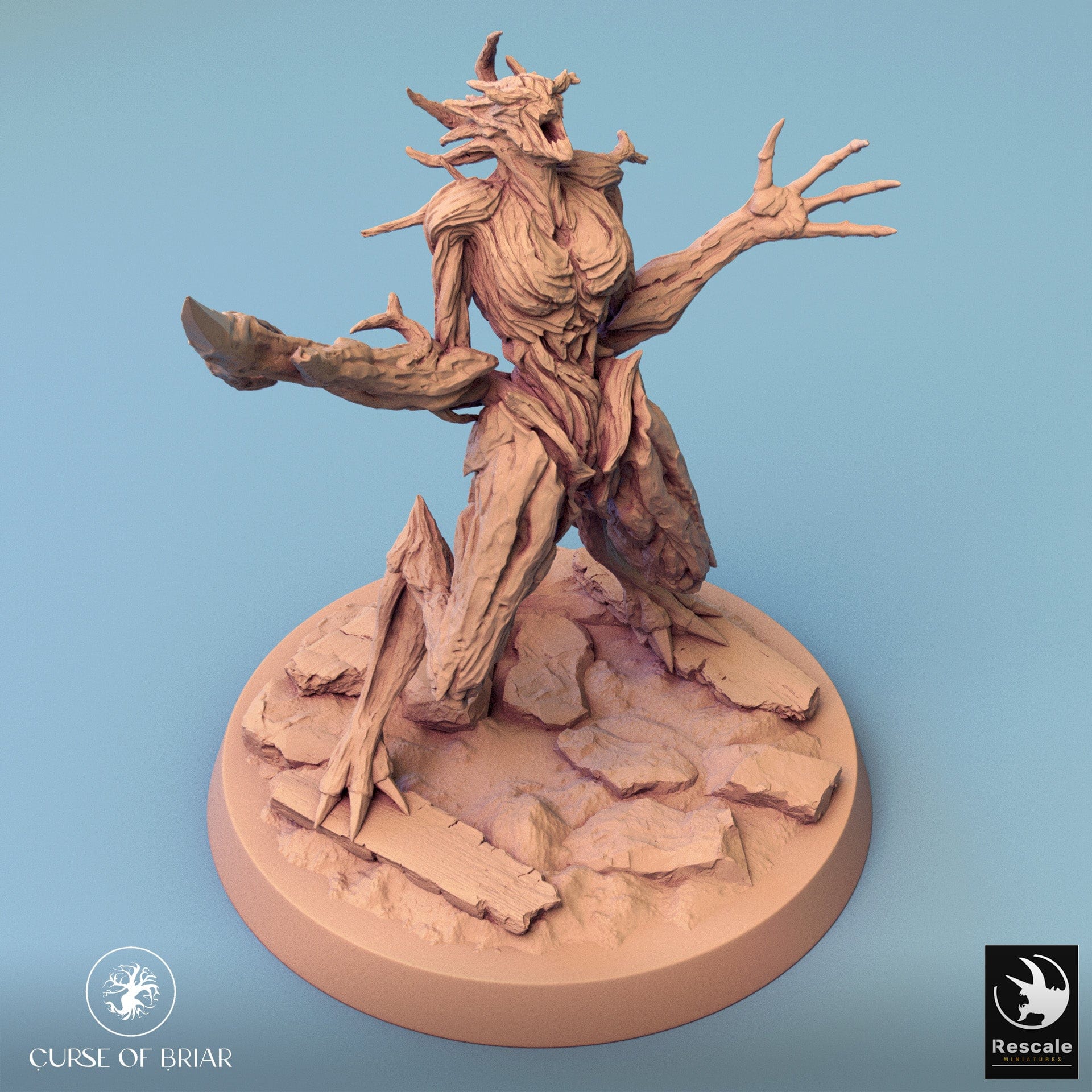 Tabletop RPG Miniature Woodfey - 32mm Qumi - Rescale Miniatures Quality Miniatures - Qumi Wargaming Mini Model Figure