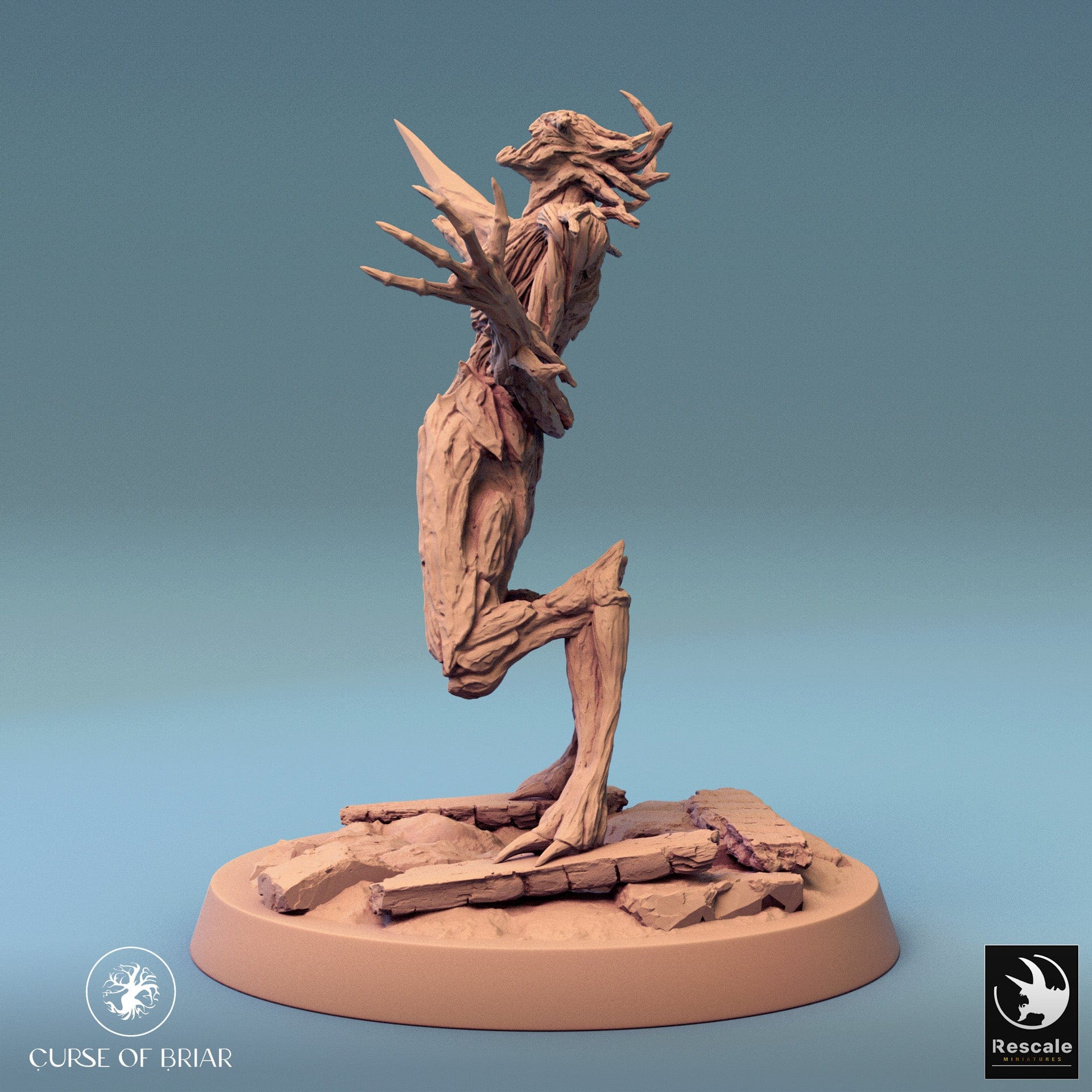 Tabletop RPG Miniature Woodfey - 32mm Qumi - Rescale Miniatures Quality Miniatures - Qumi Wargaming Mini Model Figure