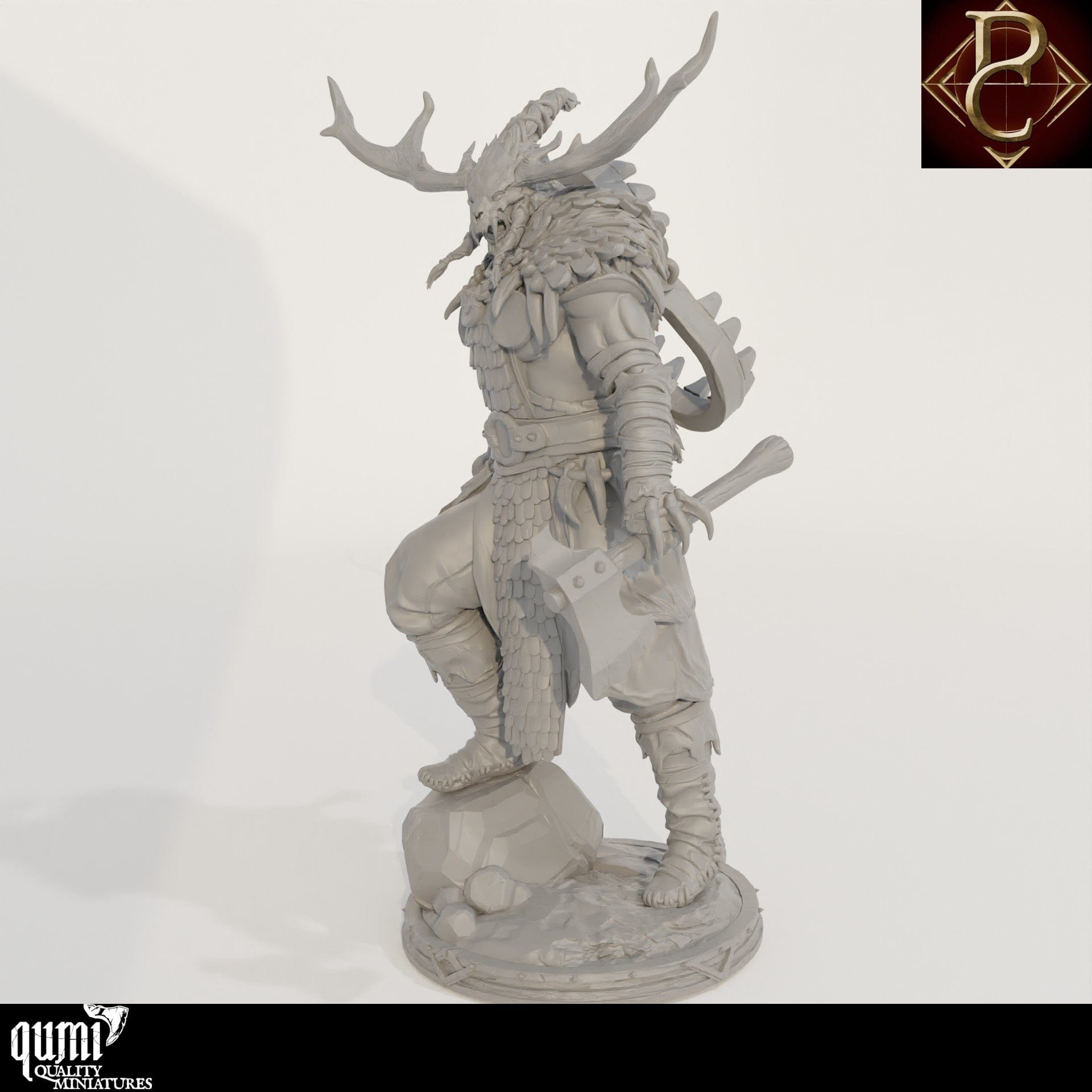 Tabletop RPG Miniature Worfar The Beastbonded - 32mm to XL Size - Qumi - Parasite Collectibles Quality Miniatures - Qumi Wargaming Mini Model Figure