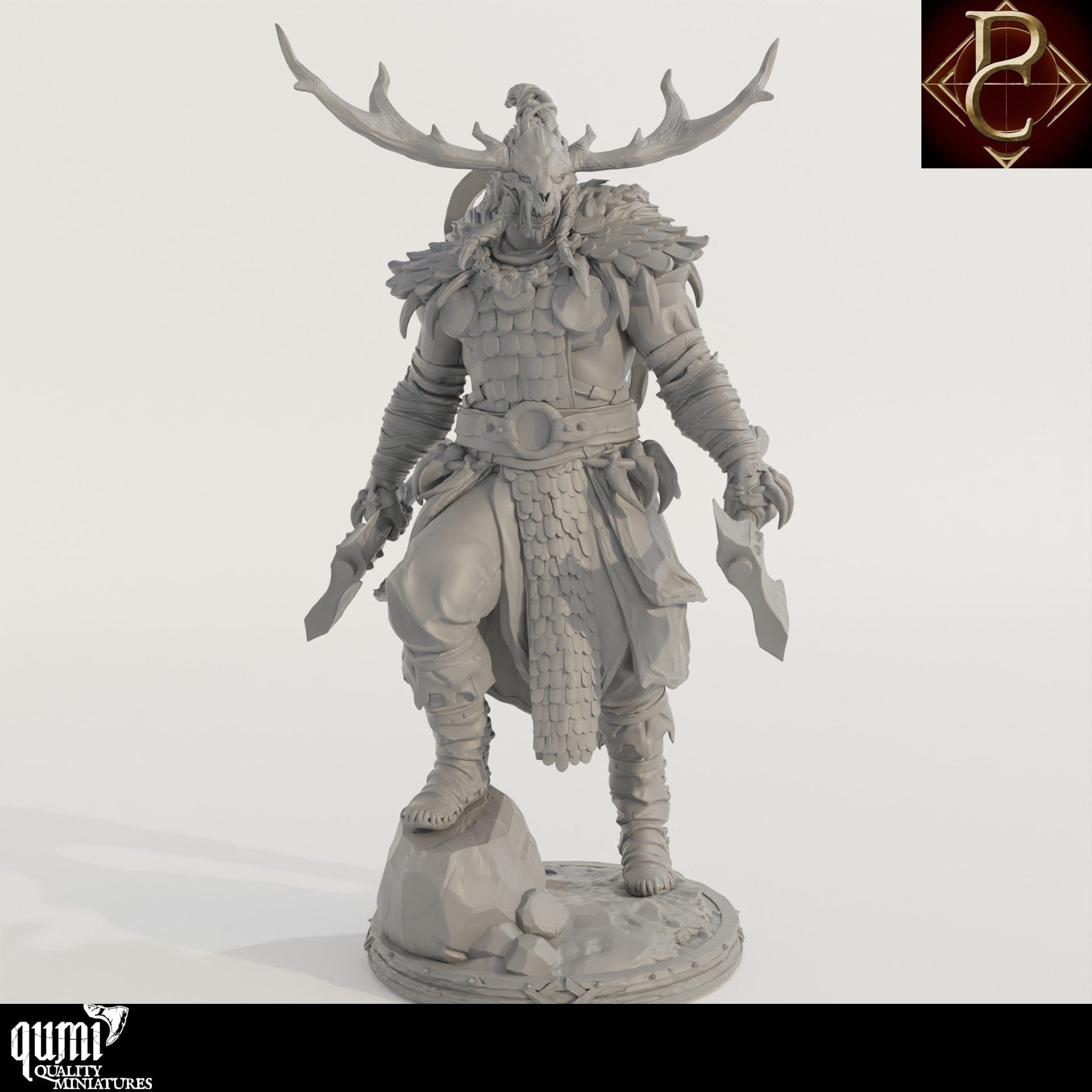 Tabletop RPG Miniature Worfar The Beastbonded - 32mm to XL Size - Qumi - Parasite Collectibles Quality Miniatures - Qumi Wargaming Mini Model Figure