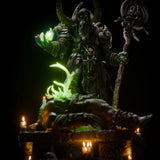 Orc Shaman Tabletop Miniature - Untamed Shaman XL by Qumi, 3D printed resin tabletop miniature for RPGs, wargaming and painting