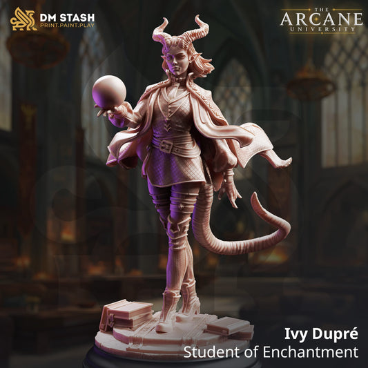 Tabletop Spellcaster Miniature Ivy Dupré DM Stash Qumi