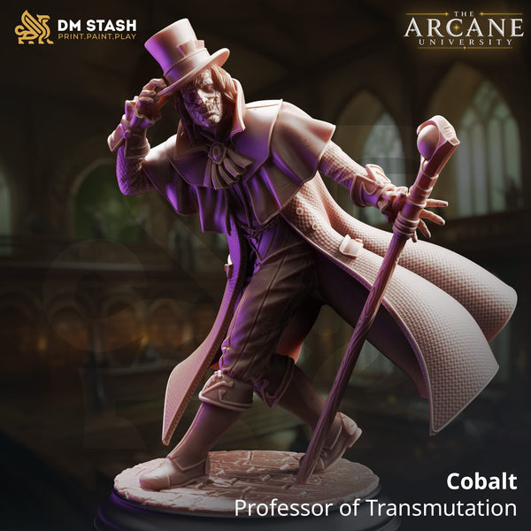 Humanoider Magier Tabletop-Miniatur – Cobalt | Qumi
