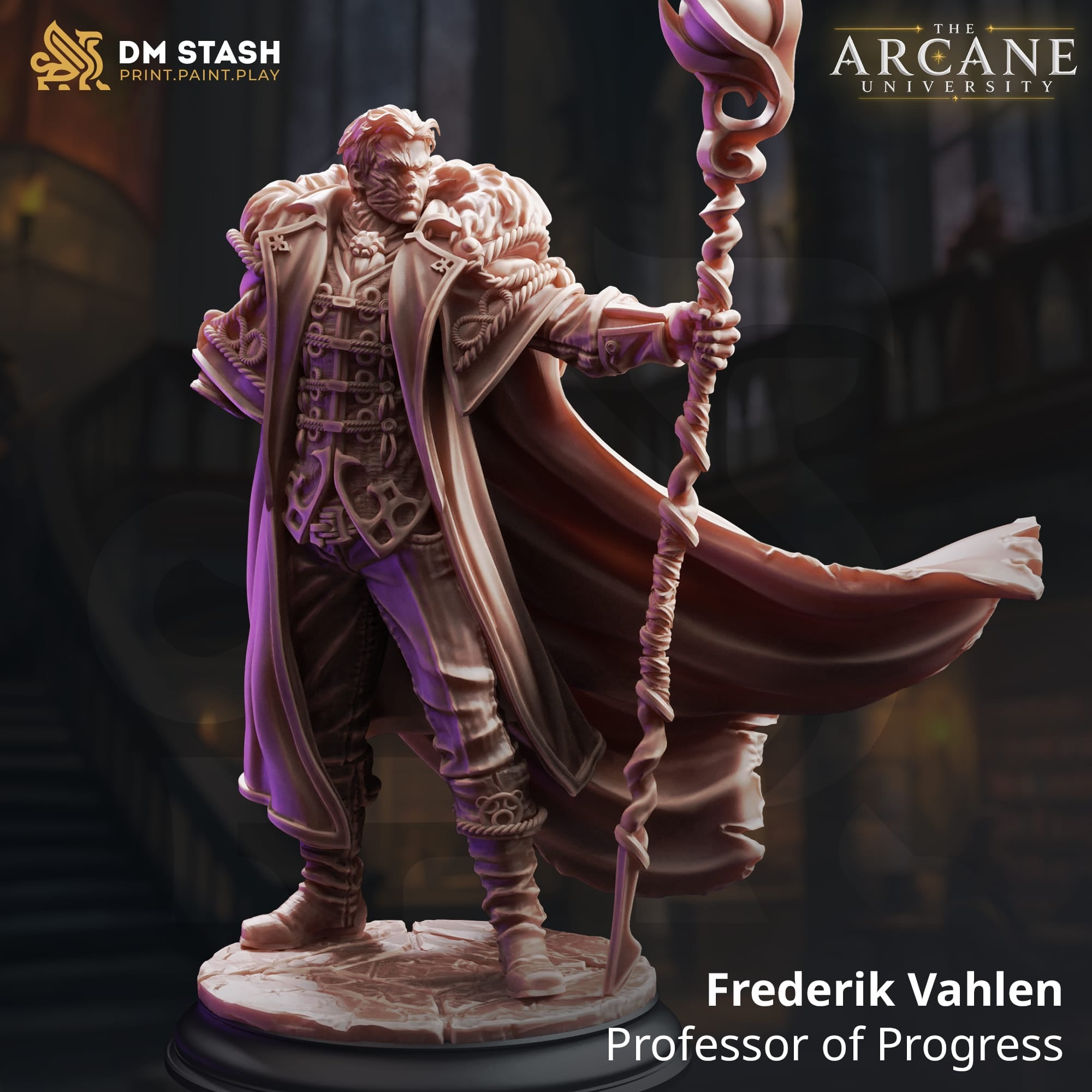 Tabletop Wizard Professor Frederik Vahlen DM Stash