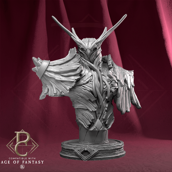 The Verdant Sentinel Bust - 75mm 110mm Qumi - Parasite Collectibles