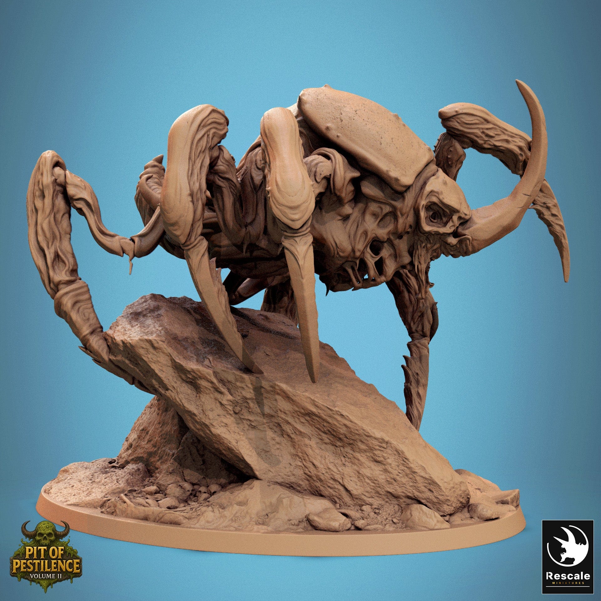 Fantasy Insect Monster Scarab Host Rescale Miniatures - Quality Miniatures - Qumi