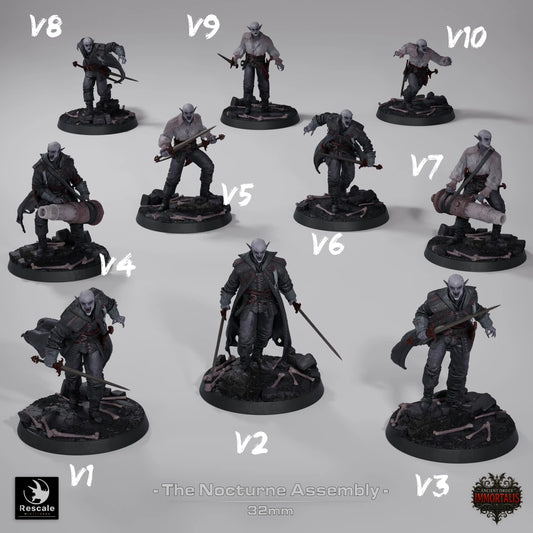 Undead Tabletop Monster Nocturne Assembly Rescale Miniatures