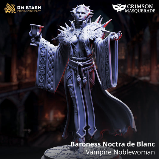 Undead Vampire Noblewoman Baroness 32mm 75mm DM Stash