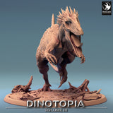 Concavenator Dinosaur Tabletop Miniature by Qumi, 3D printed resin tabletop miniature for RPGs, wargaming and painting