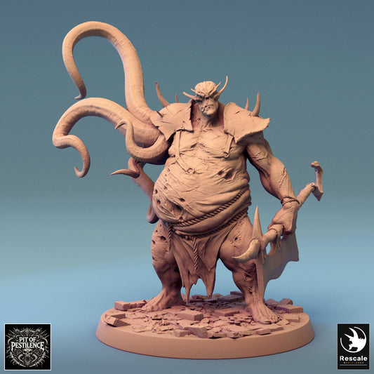 Tabletop RPG Miniature Executioner - 32mm Qumi - Rescale Miniatures V1 axe Quality Miniatures - Qumi Wargaming Mini Model Figure