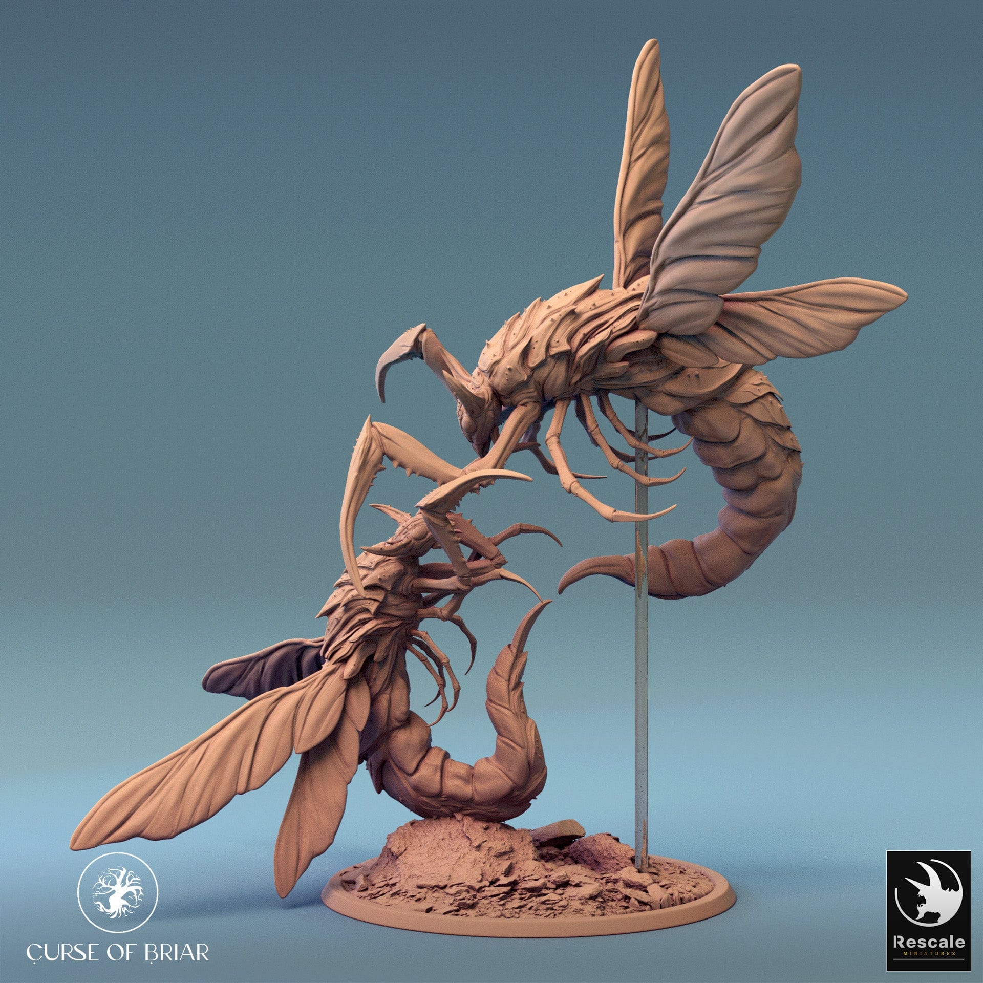 Tabletop RPG Miniature Skycutter - 32mm Qumi - Rescale Miniatures V1 Battle / Wild Quality Miniatures - Qumi Wargaming Mini Model Figure