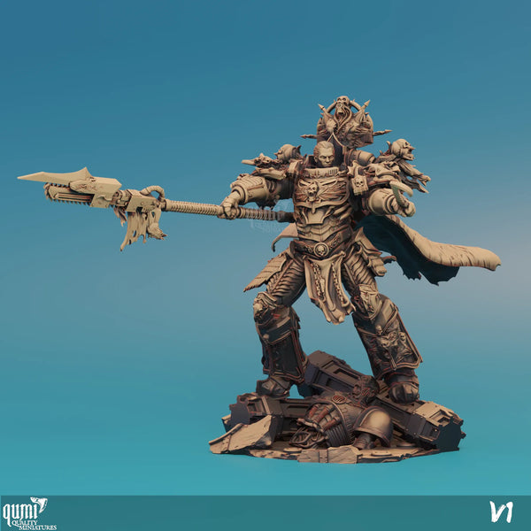 Tabletop Sci-Fi Miniatur Dunkler Prinz Qumi, 3D-ArtGuy