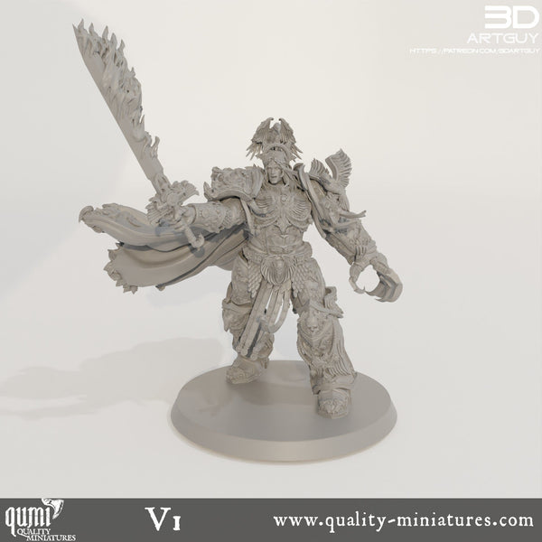 Sci-Fi Wargaming Sammelfigur Ruler Qumi 