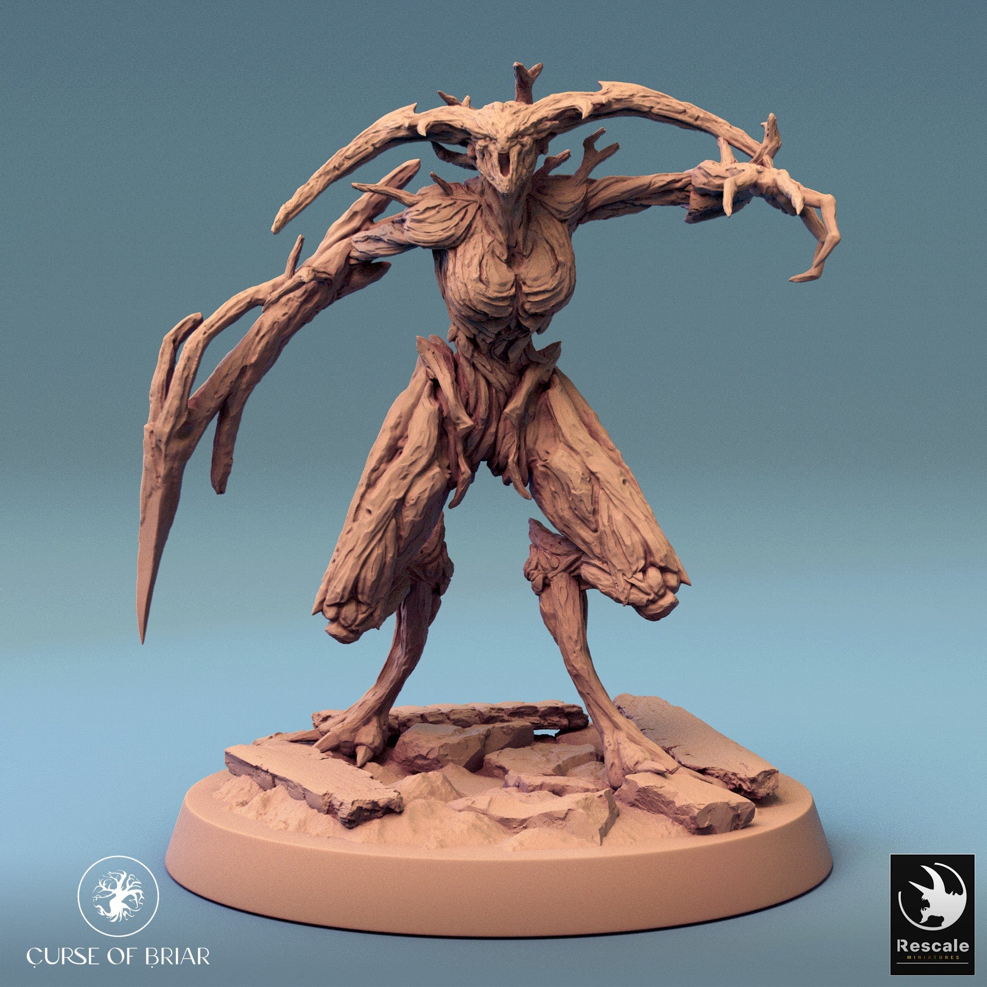 Tabletop RPG Miniature Woodfey - 32mm Qumi - Rescale Miniatures V10 Prep Quality Miniatures - Qumi Wargaming Mini Model Figure