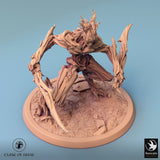 Humanoid Archer Tabletop Miniature - Branchblades by Qumi, 3D printed resin tabletop miniature for RPGs, wargaming and painting