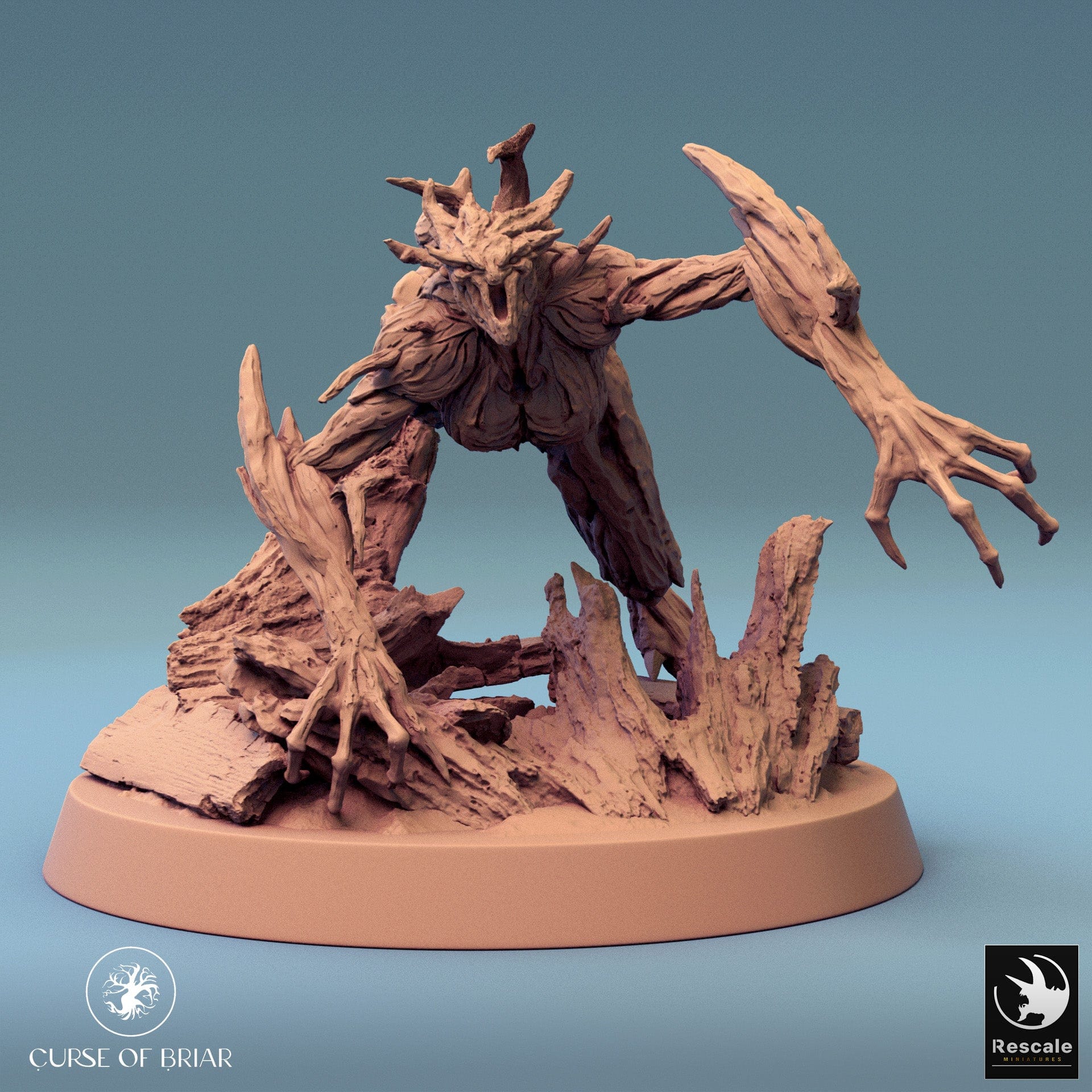 Tabletop RPG Miniature Woodfey - 32mm Qumi - Rescale Miniatures V13 Ramp Quality Miniatures - Qumi Wargaming Mini Model Figure